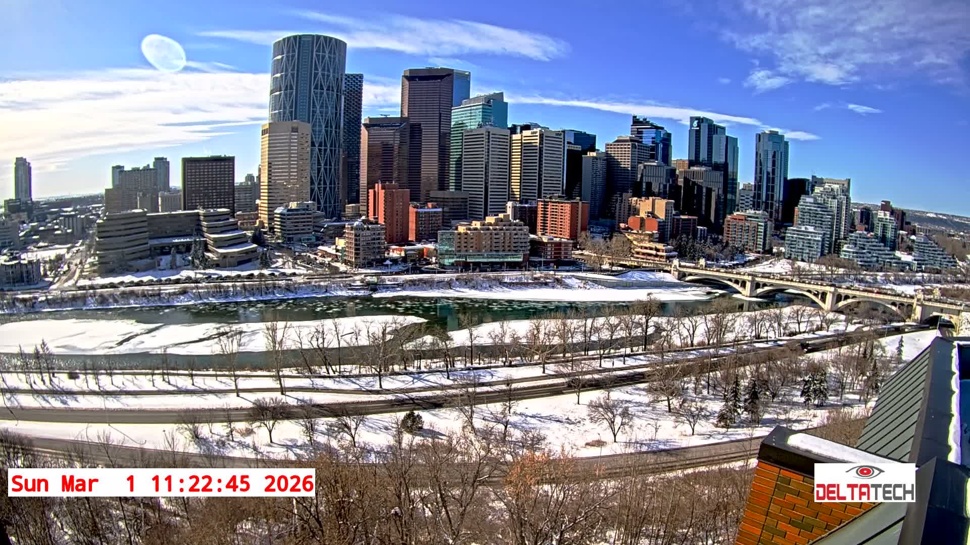 Calgary Skyline  Live Cam - Calgary, Rocky View County and Foothills County, Alberta, Canada