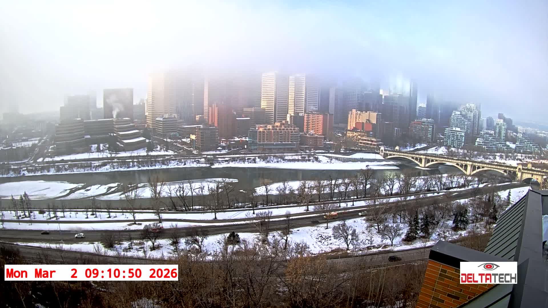Calgary Skyline  Live Cam - Calgary, Rocky View County and Foothills County, Alberta, Canada