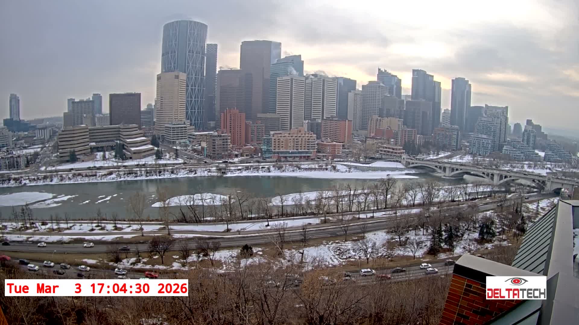 Calgary Skyline  Live Cam - Calgary, Rocky View County and Foothills County, Alberta, Canada