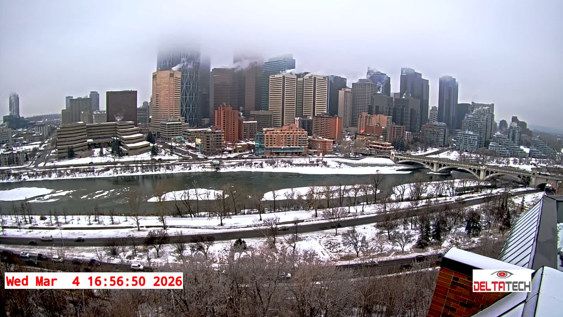 Calgary Skyline  Live Cam - Calgary, Rocky View County and Foothills County, Alberta, Canada