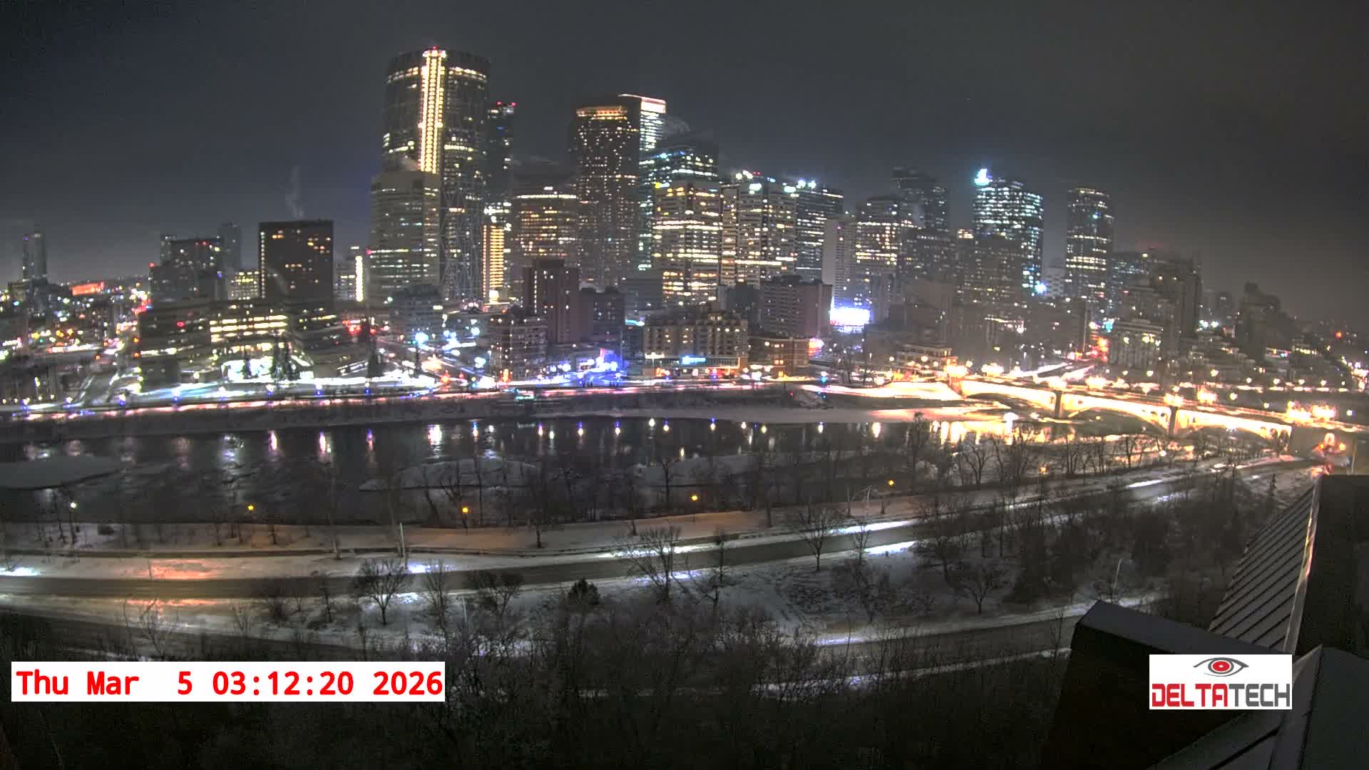 Calgary Skyline  Live Cam - Calgary, Rocky View County and Foothills County, Alberta, Canada