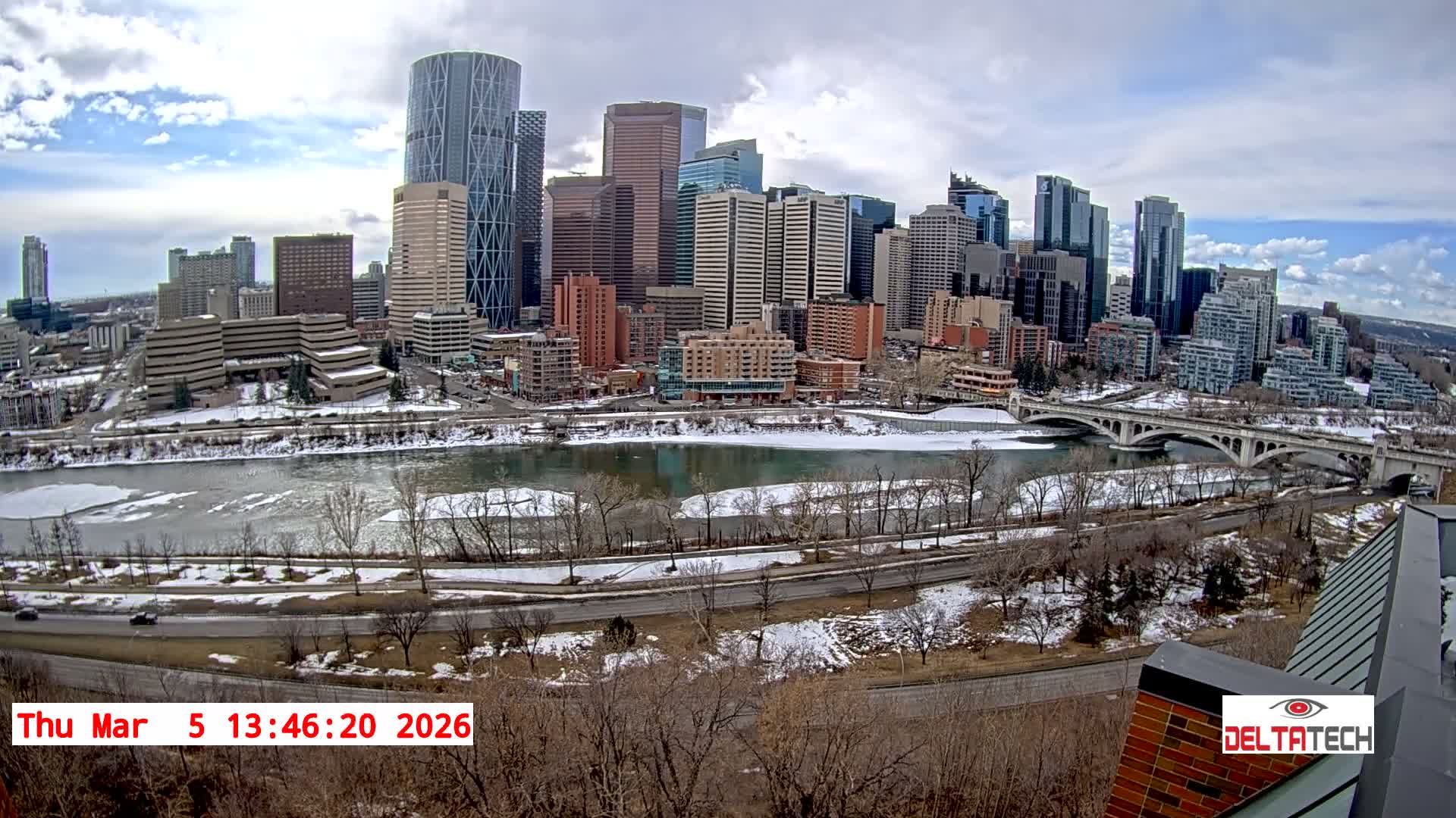 Calgary Skyline  Live Cam - Calgary, Rocky View County and Foothills County, Alberta, Canada