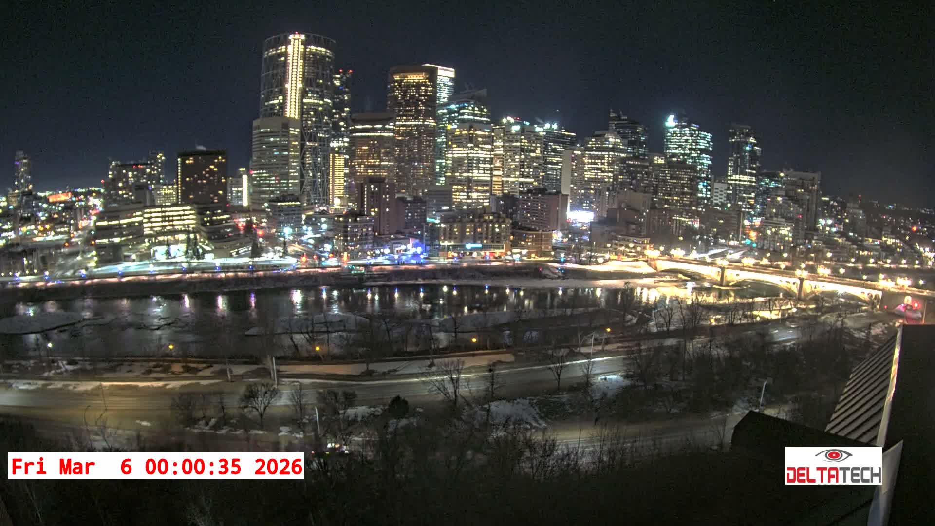 Calgary Skyline  Live Cam - Calgary, Rocky View County and Foothills County, Alberta, Canada