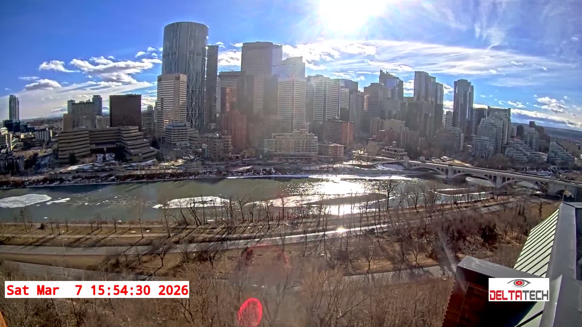 Calgary Skyline  Live Cam - Calgary, Rocky View County and Foothills County, Alberta, Canada