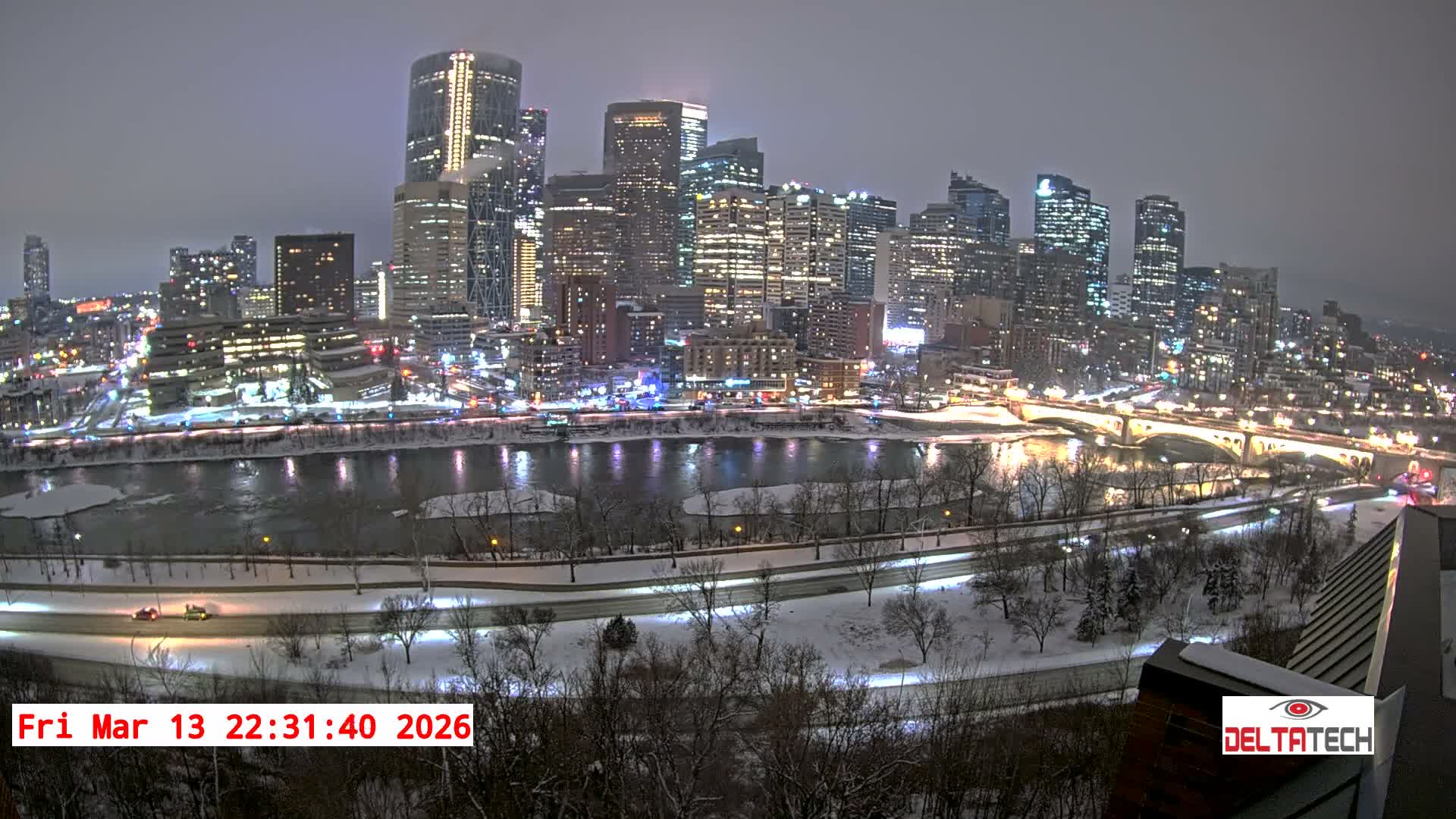 Calgary Skyline  Live Cam - Calgary, Rocky View County and Foothills County, Alberta, Canada