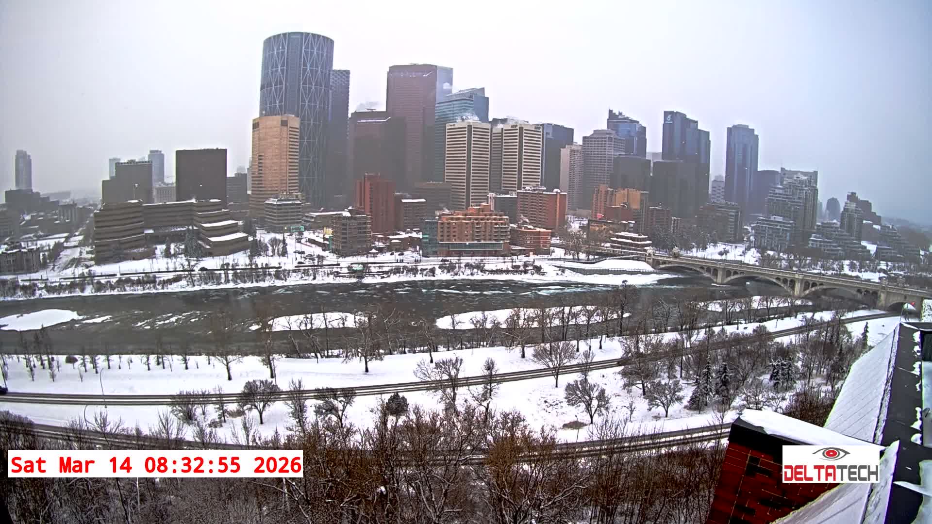 Calgary Skyline  Live Cam - Calgary, Rocky View County and Foothills County, Alberta, Canada