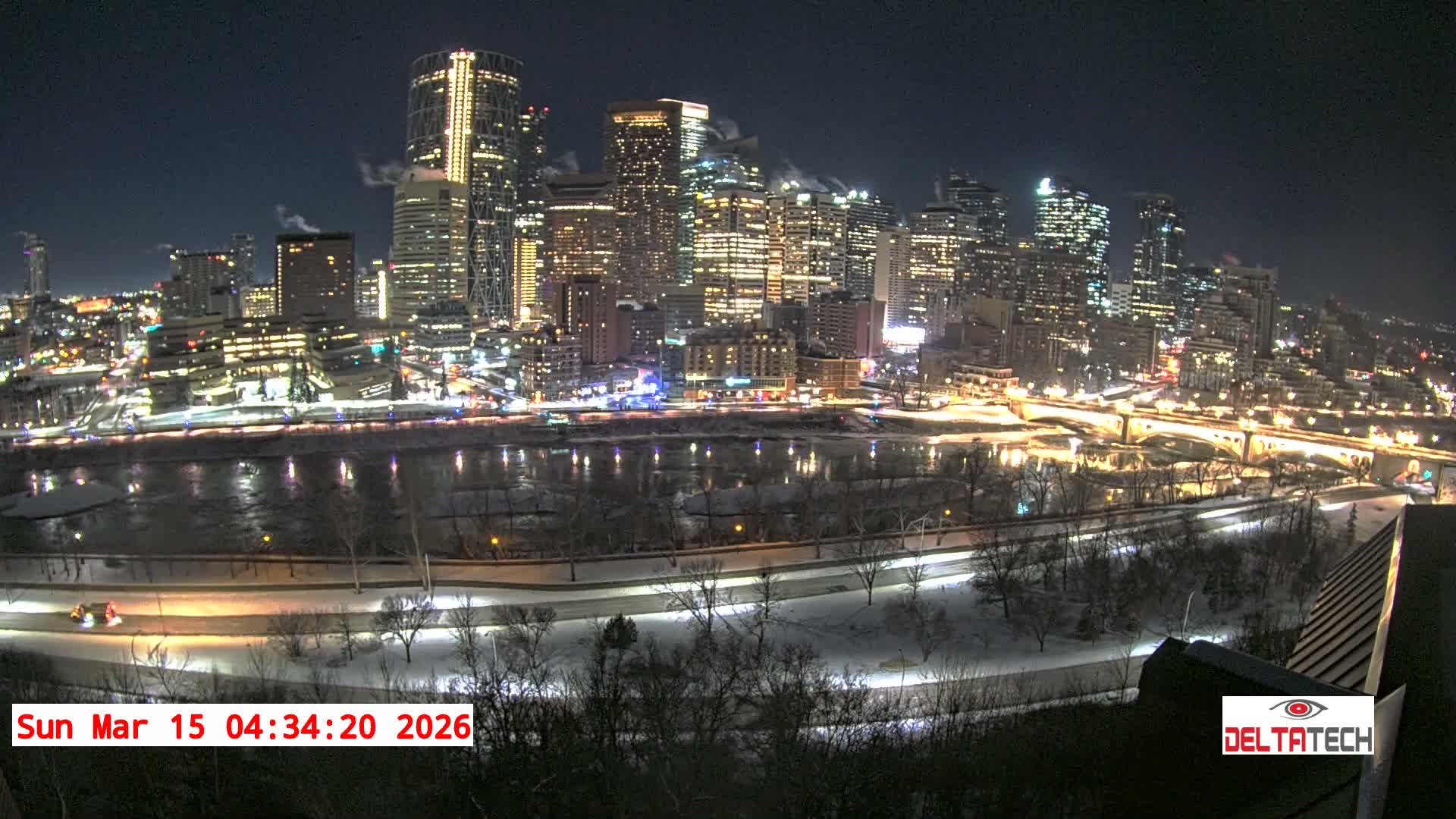 Calgary Skyline  Live Cam - Calgary, Rocky View County and Foothills County, Alberta, Canada