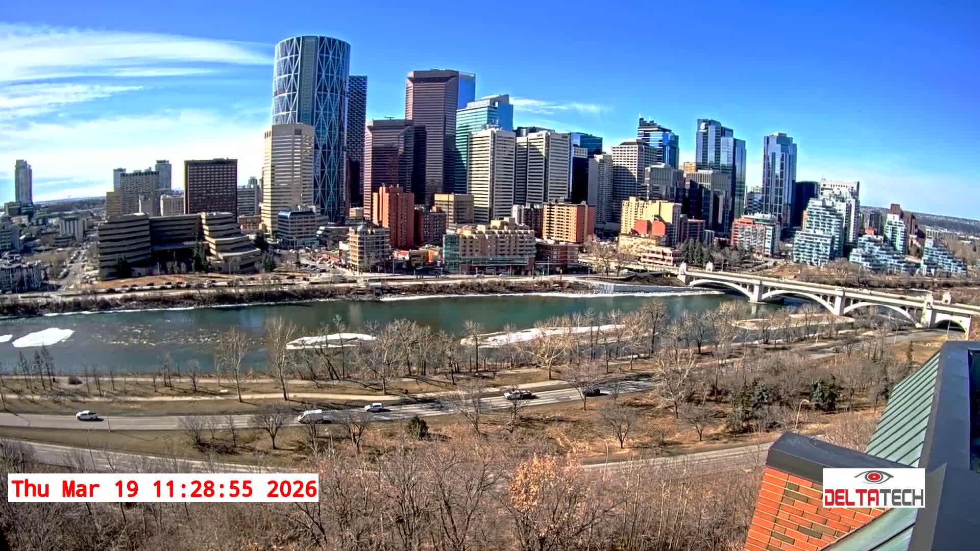 Calgary Skyline  Live Cam - Calgary, Rocky View County and Foothills County, Alberta, Canada