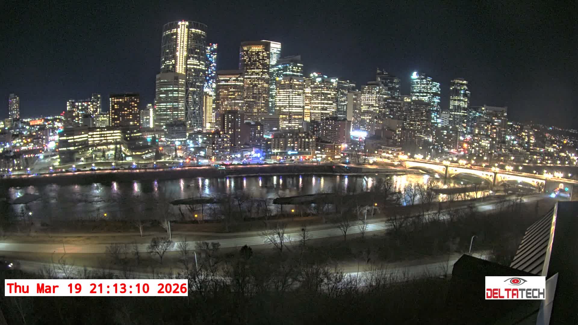 Calgary Skyline  Live Cam - Calgary, Rocky View County and Foothills County, Alberta, Canada