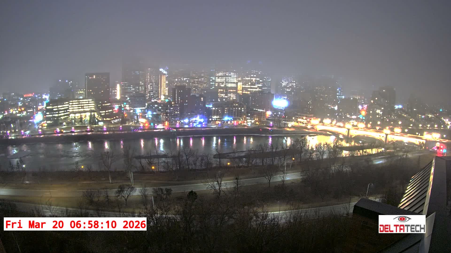 Calgary Skyline  Live Cam - Calgary, Rocky View County and Foothills County, Alberta, Canada