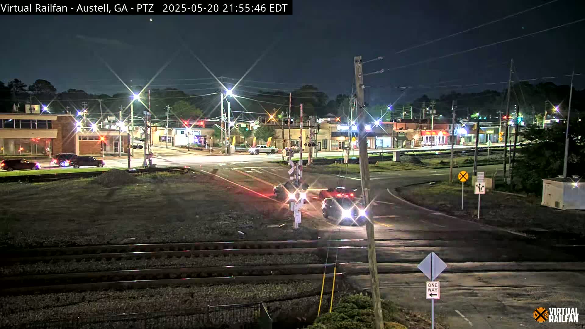 Austell City View & Nortfolk Southern Railway Junction Live Cam -Austell, Coob, Georgia, USA
