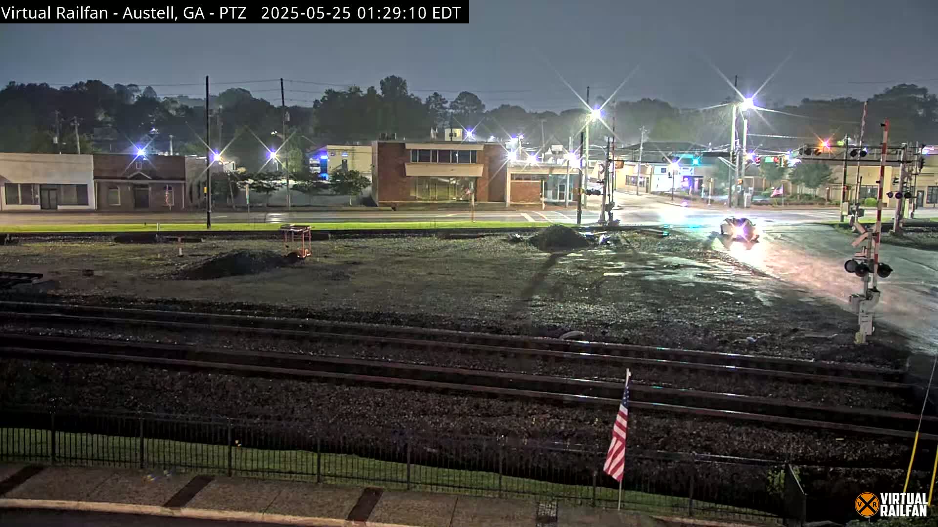 Austell City View & Nortfolk Southern Railway Junction Live Cam -Austell, Coob, Georgia, USA
