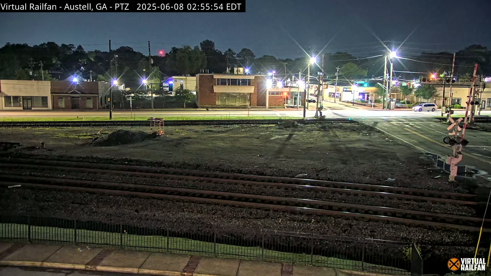 Austell City View & Nortfolk Southern Railway Junction Live Cam -Austell, Coob, Georgia, USA