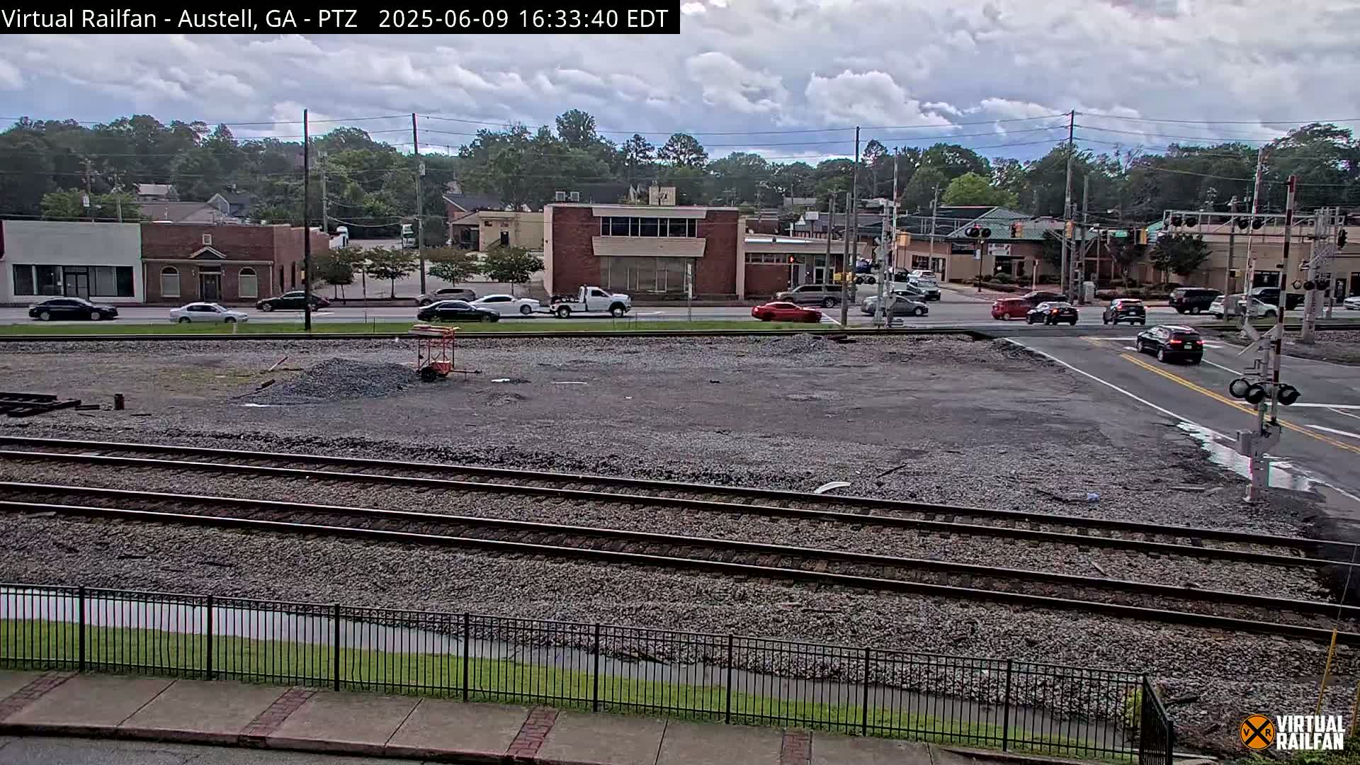 Austell City View & Nortfolk Southern Railway Junction Live Cam -Austell, Coob, Georgia, USA