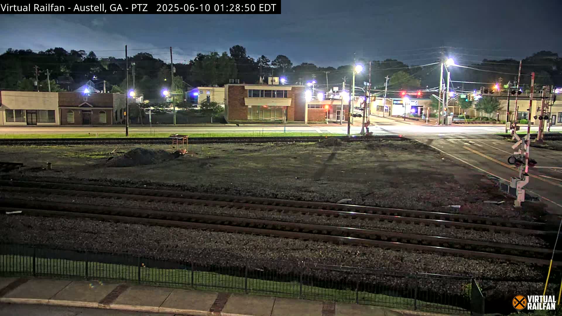 Austell City View & Nortfolk Southern Railway Junction Live Cam -Austell, Coob, Georgia, USA