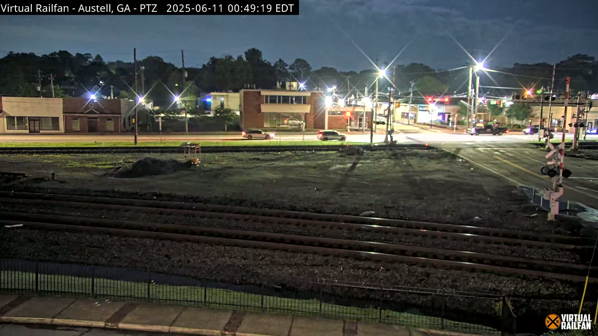 Austell City View & Nortfolk Southern Railway Junction Live Cam -Austell, Coob, Georgia, USA