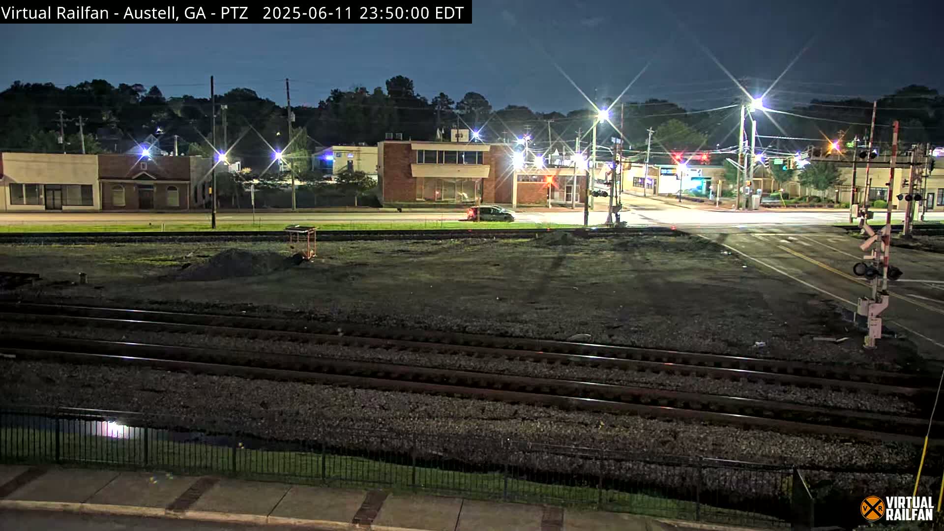 Austell City View & Nortfolk Southern Railway Junction Live Cam -Austell, Coob, Georgia, USA