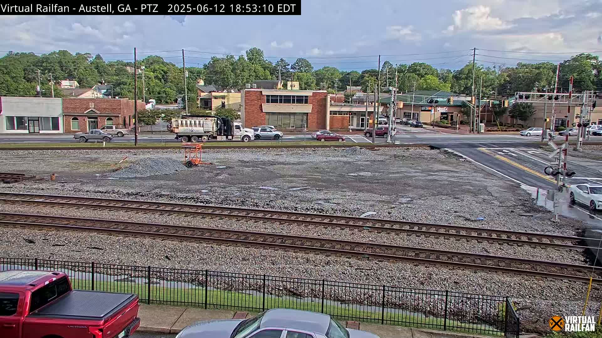 Austell City View & Nortfolk Southern Railway Junction Live Cam -Austell, Coob, Georgia, USA