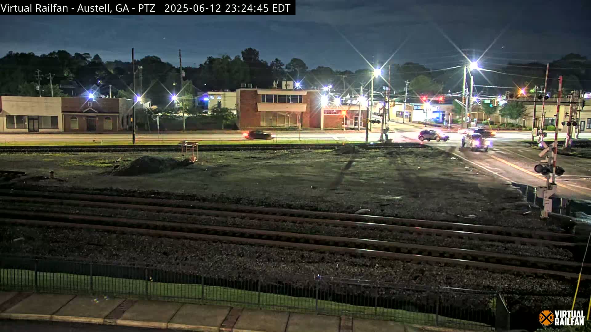 Austell City View & Nortfolk Southern Railway Junction Live Cam -Austell, Coob, Georgia, USA