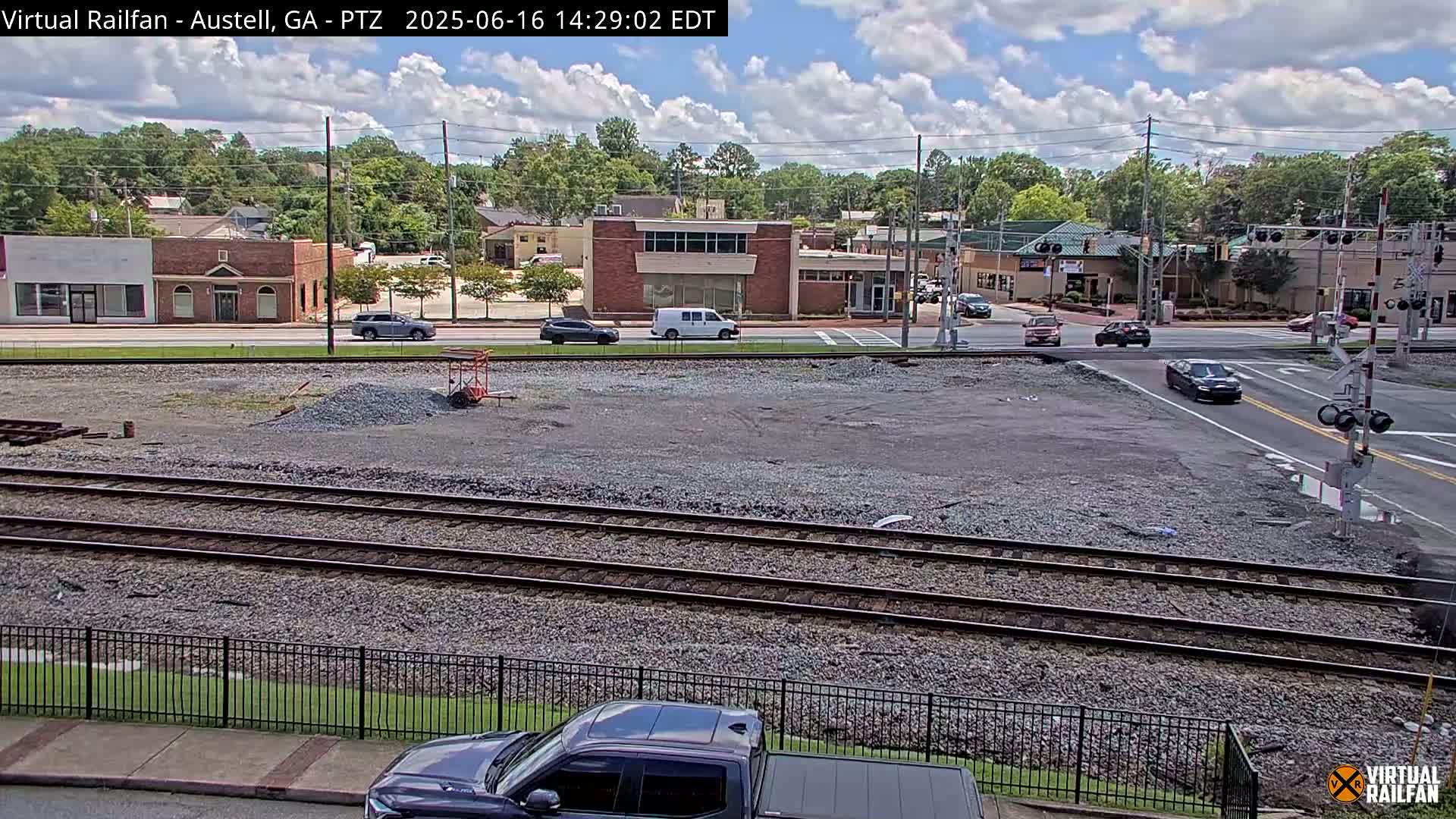 Austell City View & Nortfolk Southern Railway Junction Live Cam -Austell, Coob, Georgia, USA