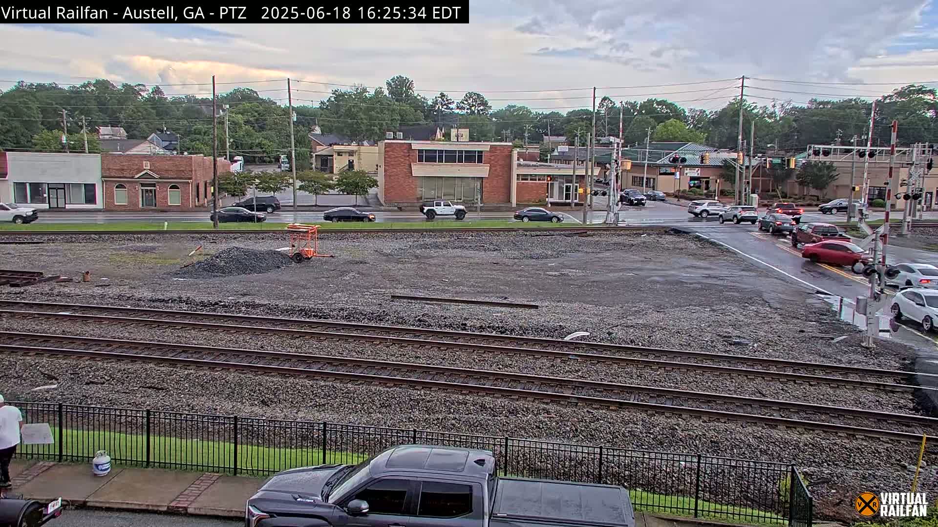 Austell City View & Nortfolk Southern Railway Junction Live Cam -Austell, Coob, Georgia, USA