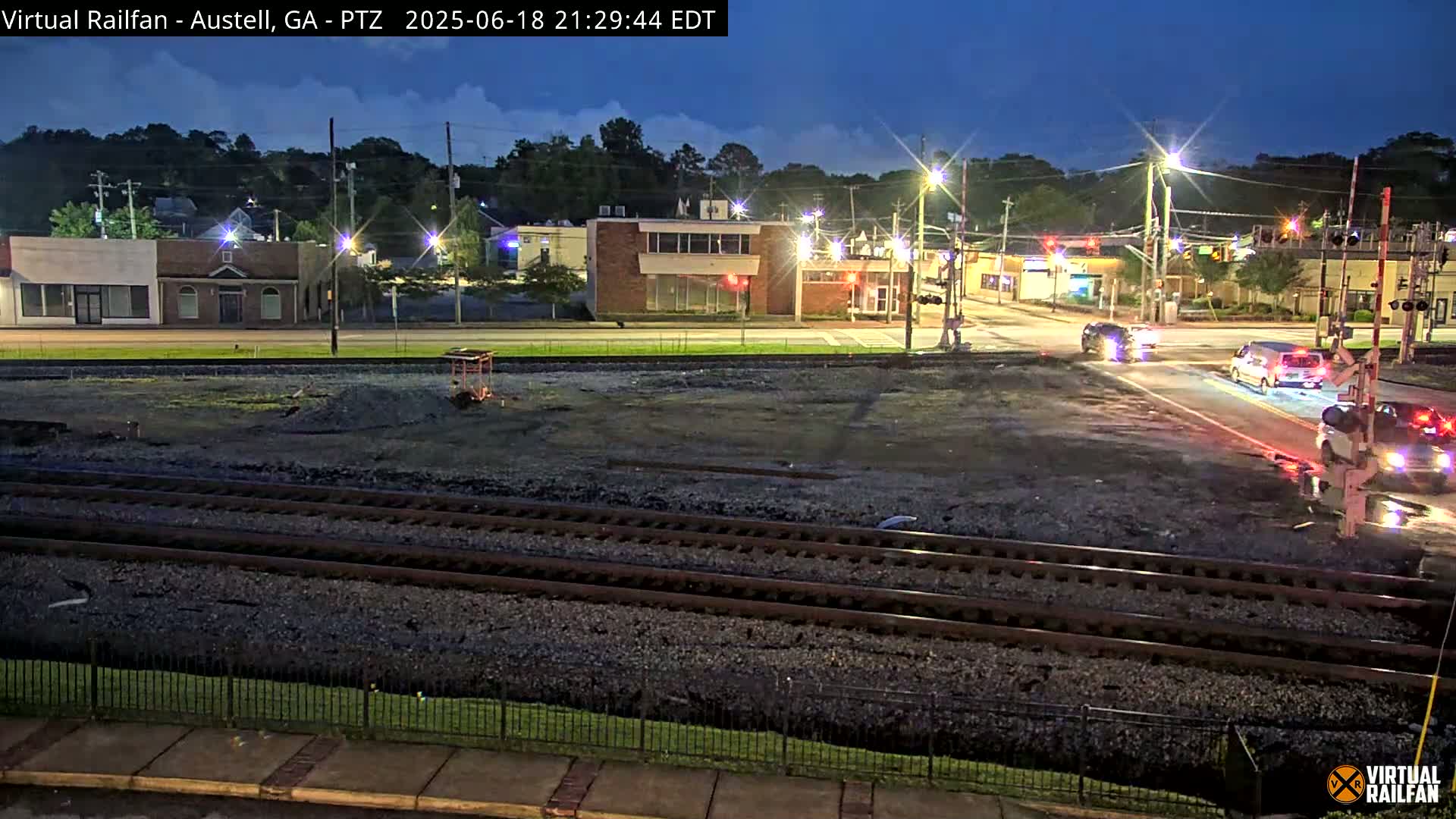 Austell City View & Nortfolk Southern Railway Junction Live Cam -Austell, Coob, Georgia, USA