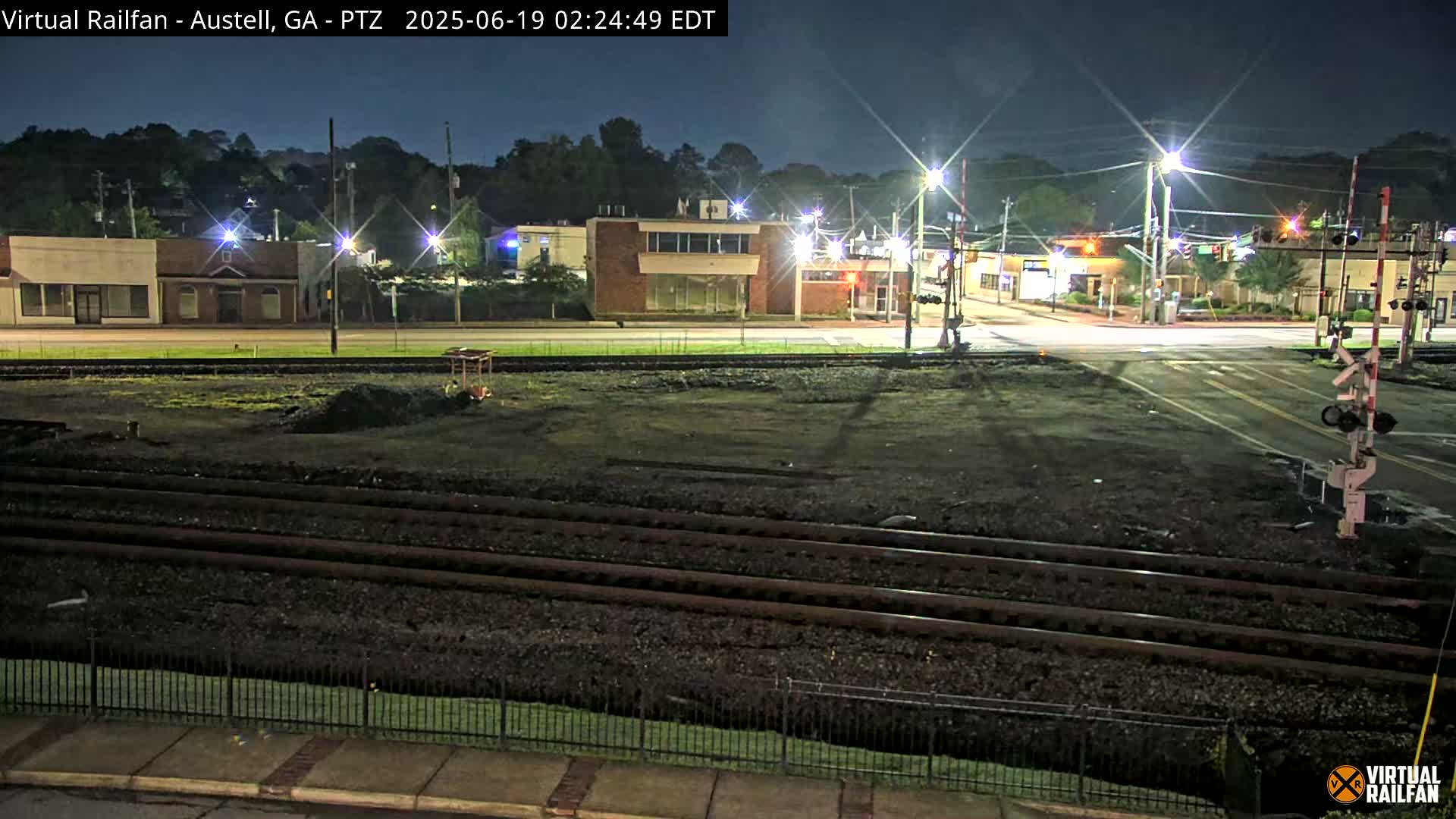 Austell City View & Nortfolk Southern Railway Junction Live Cam -Austell, Coob, Georgia, USA