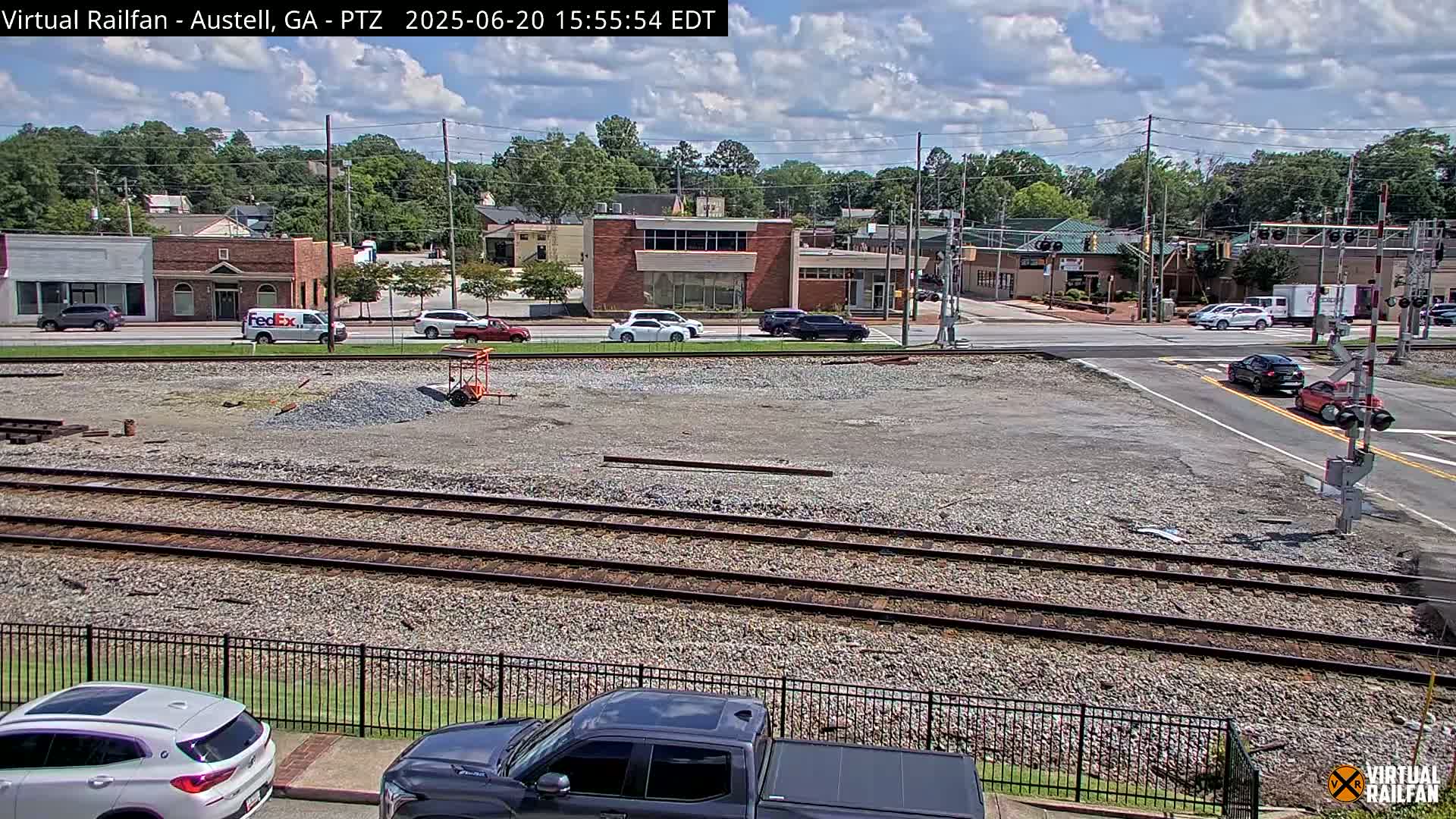 Austell City View & Nortfolk Southern Railway Junction Live Cam -Austell, Coob, Georgia, USA