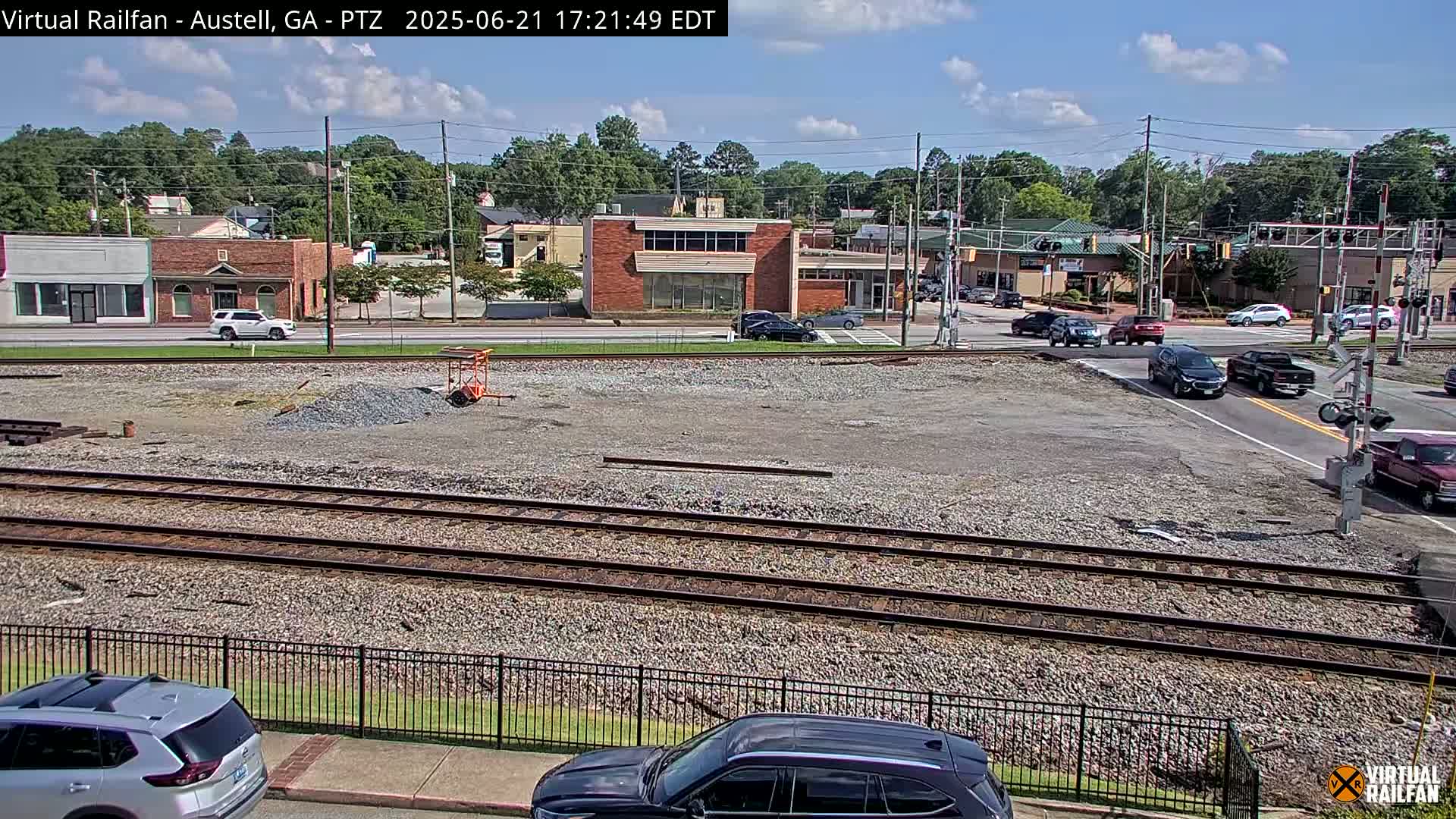 Austell City View & Nortfolk Southern Railway Junction Live Cam -Austell, Coob, Georgia, USA