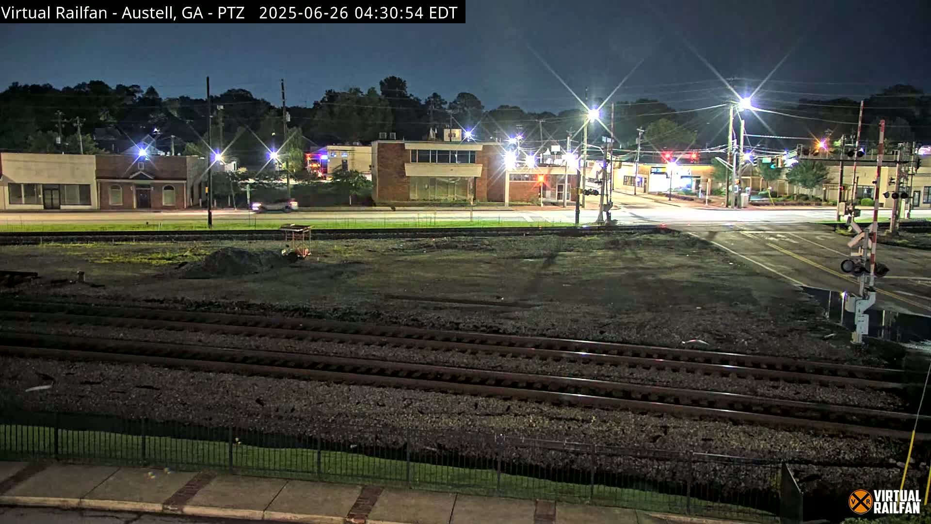Austell City View & Nortfolk Southern Railway Junction Live Cam -Austell, Coob, Georgia, USA