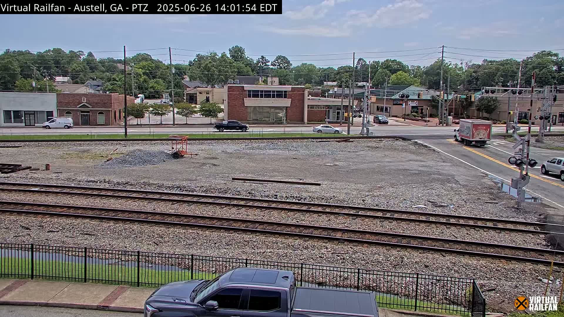 Austell City View & Nortfolk Southern Railway Junction Live Cam -Austell, Coob, Georgia, USA