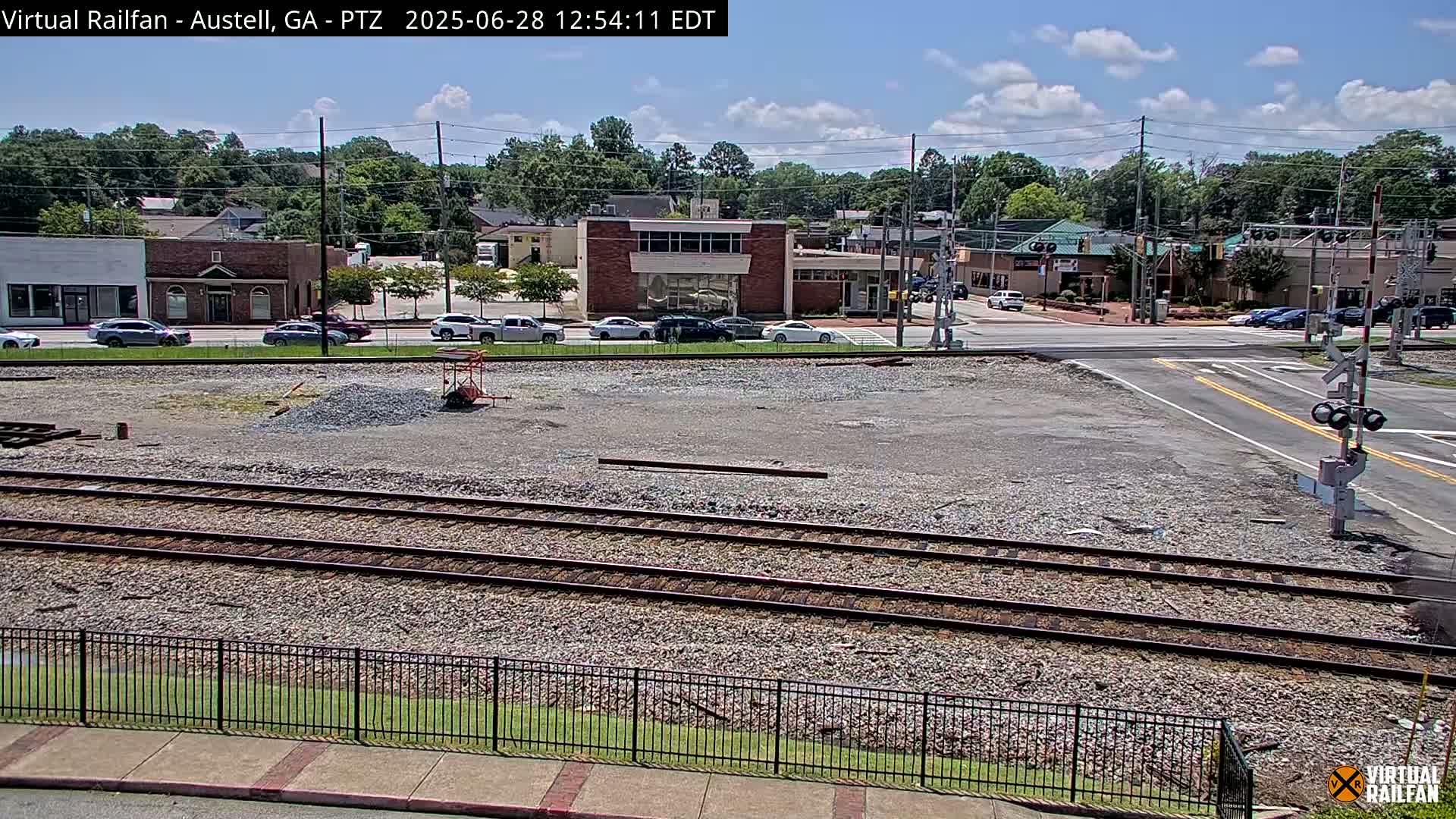 Austell City View & Nortfolk Southern Railway Junction Live Cam -Austell, Coob, Georgia, USA
