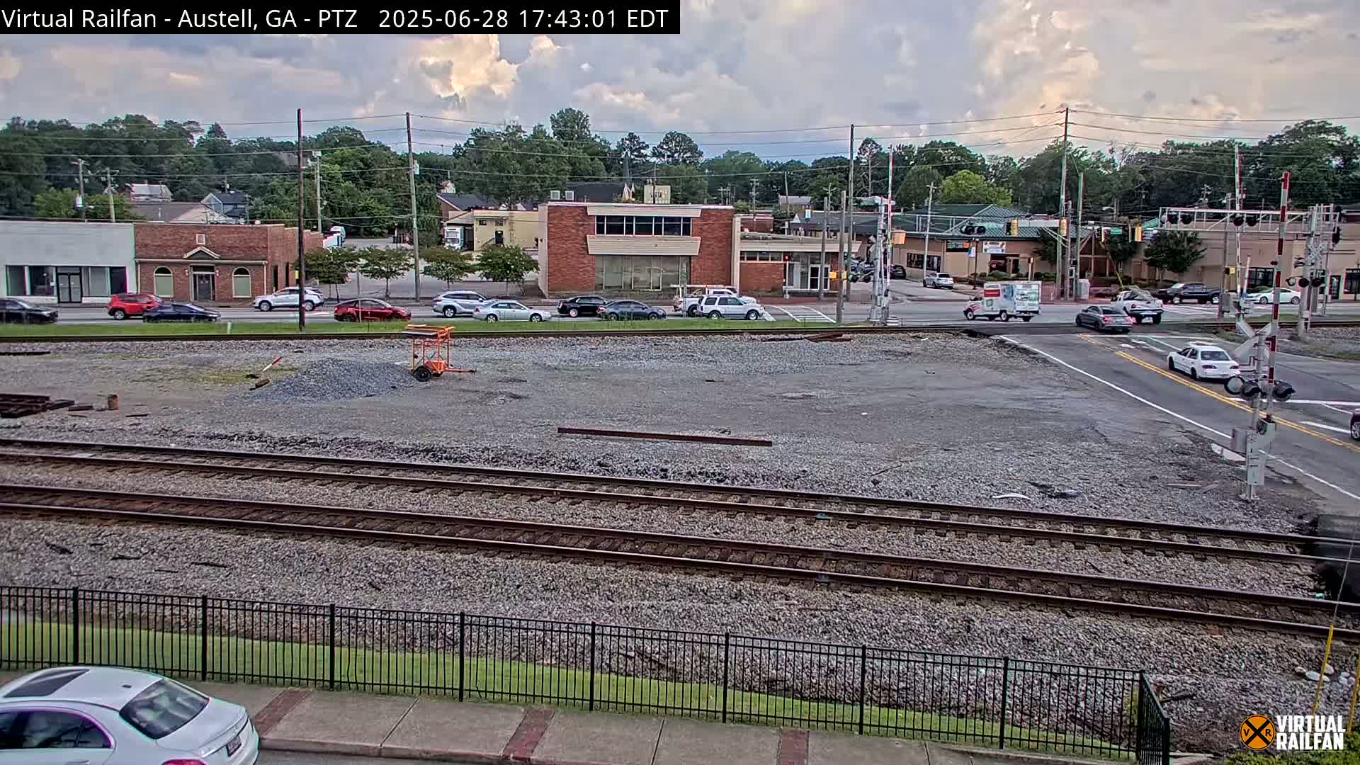 Austell City View & Nortfolk Southern Railway Junction Live Cam -Austell, Coob, Georgia, USA