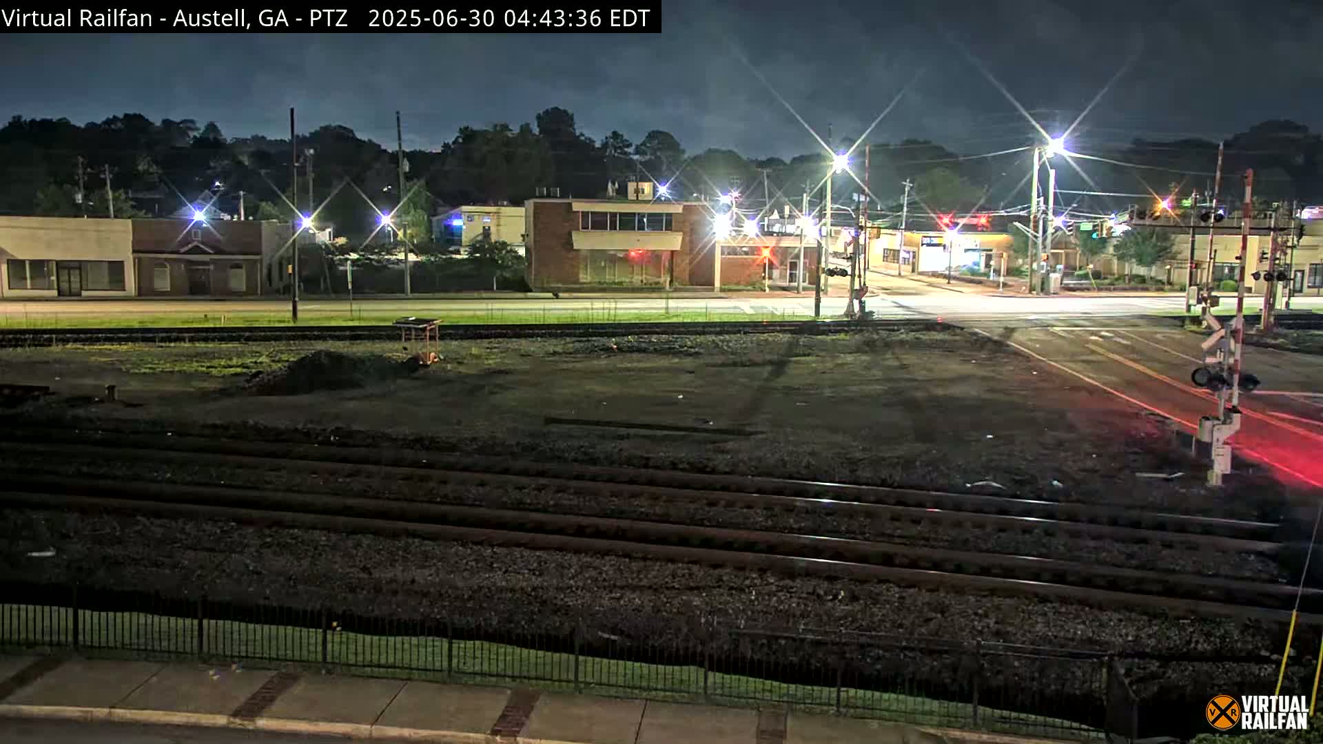 Austell City View & Nortfolk Southern Railway Junction Live Cam -Austell, Coob, Georgia, USA