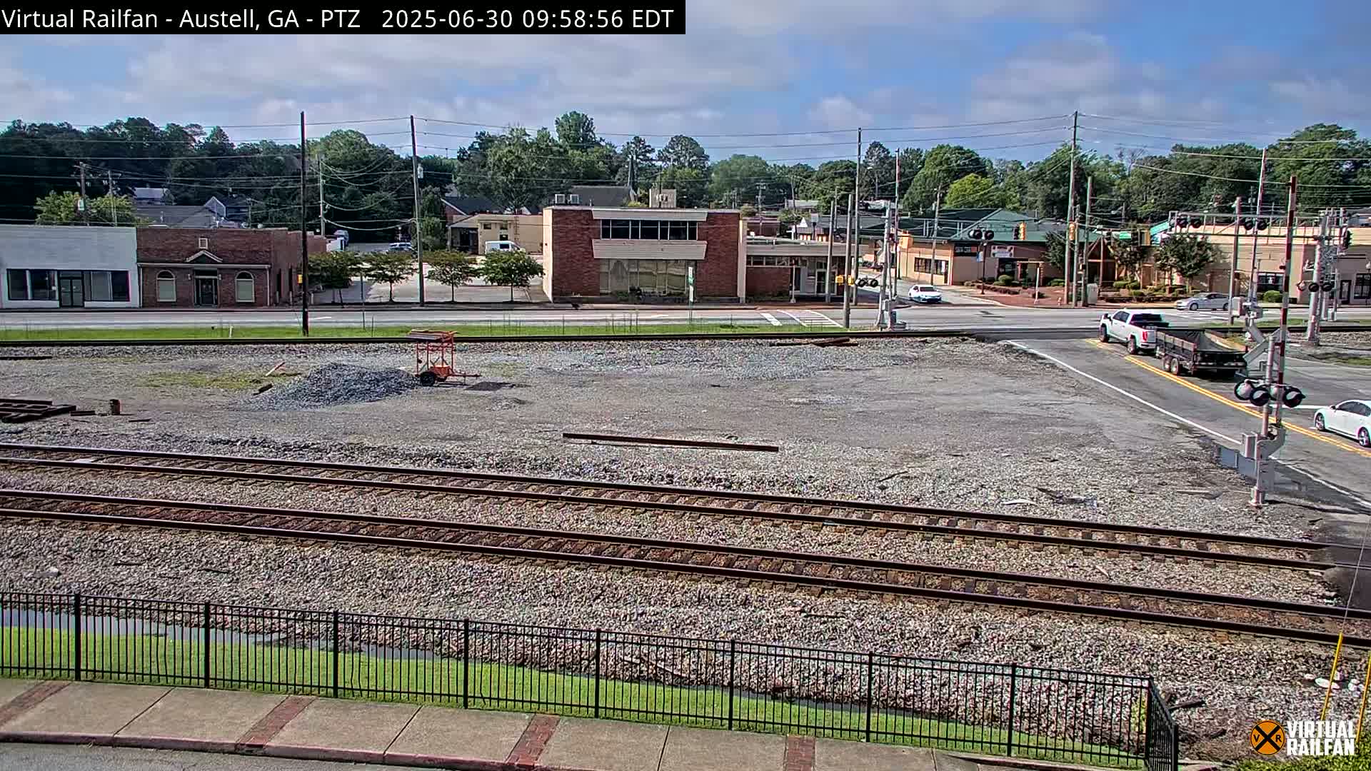 Austell City View & Nortfolk Southern Railway Junction Live Cam -Austell, Coob, Georgia, USA