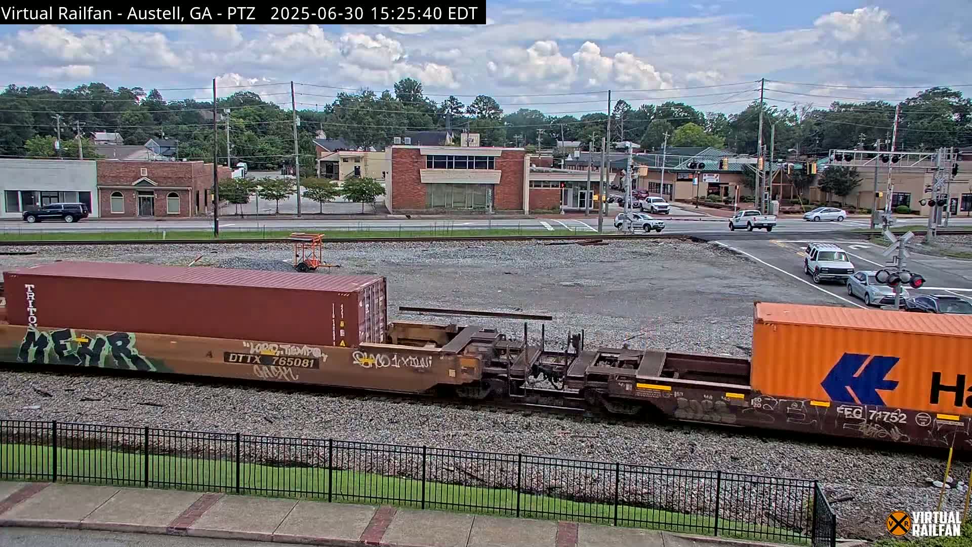 Austell City View & Nortfolk Southern Railway Junction Live Cam -Austell, Coob, Georgia, USA