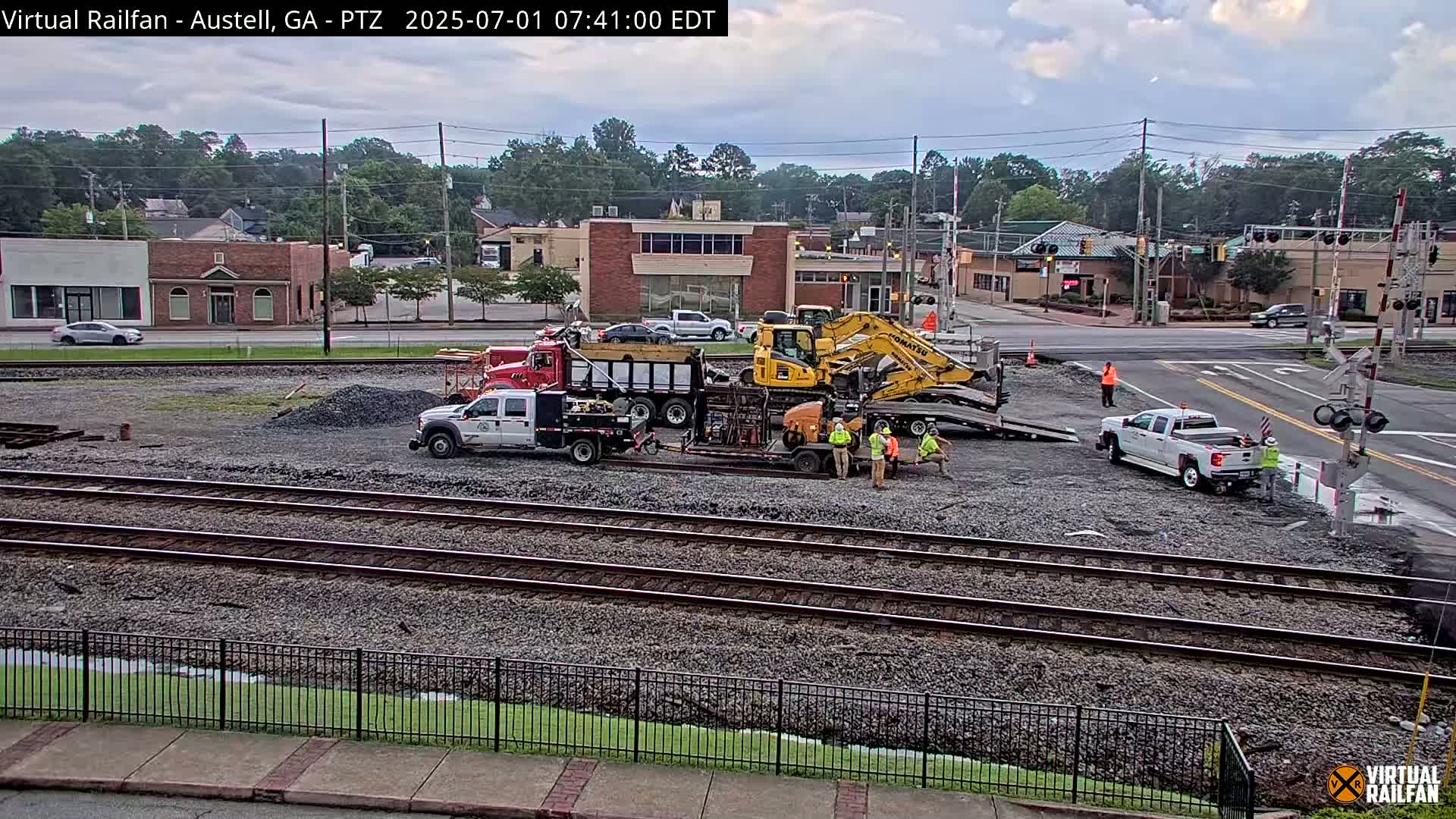 Austell City View & Nortfolk Southern Railway Junction Live Cam -Austell, Coob, Georgia, USA