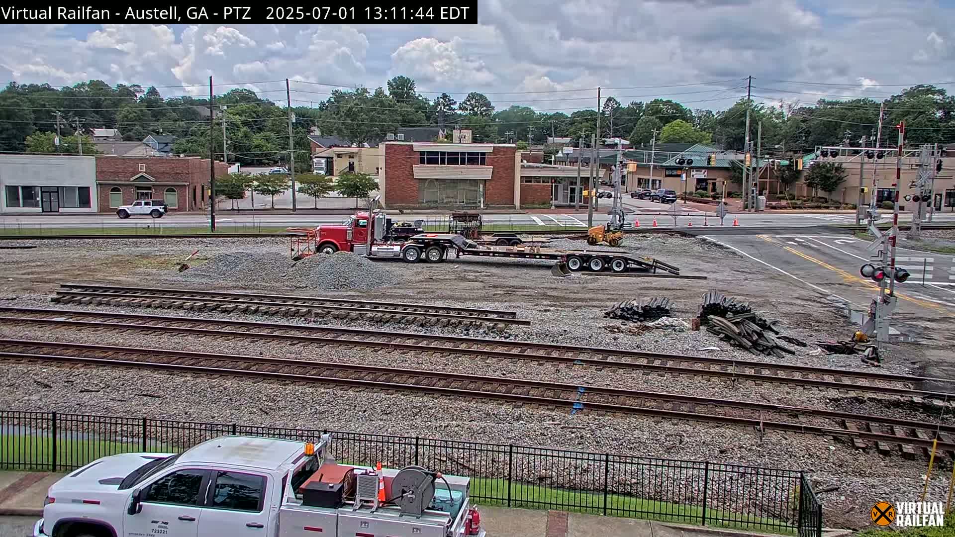 Austell City View & Nortfolk Southern Railway Junction Live Cam -Austell, Coob, Georgia, USA
