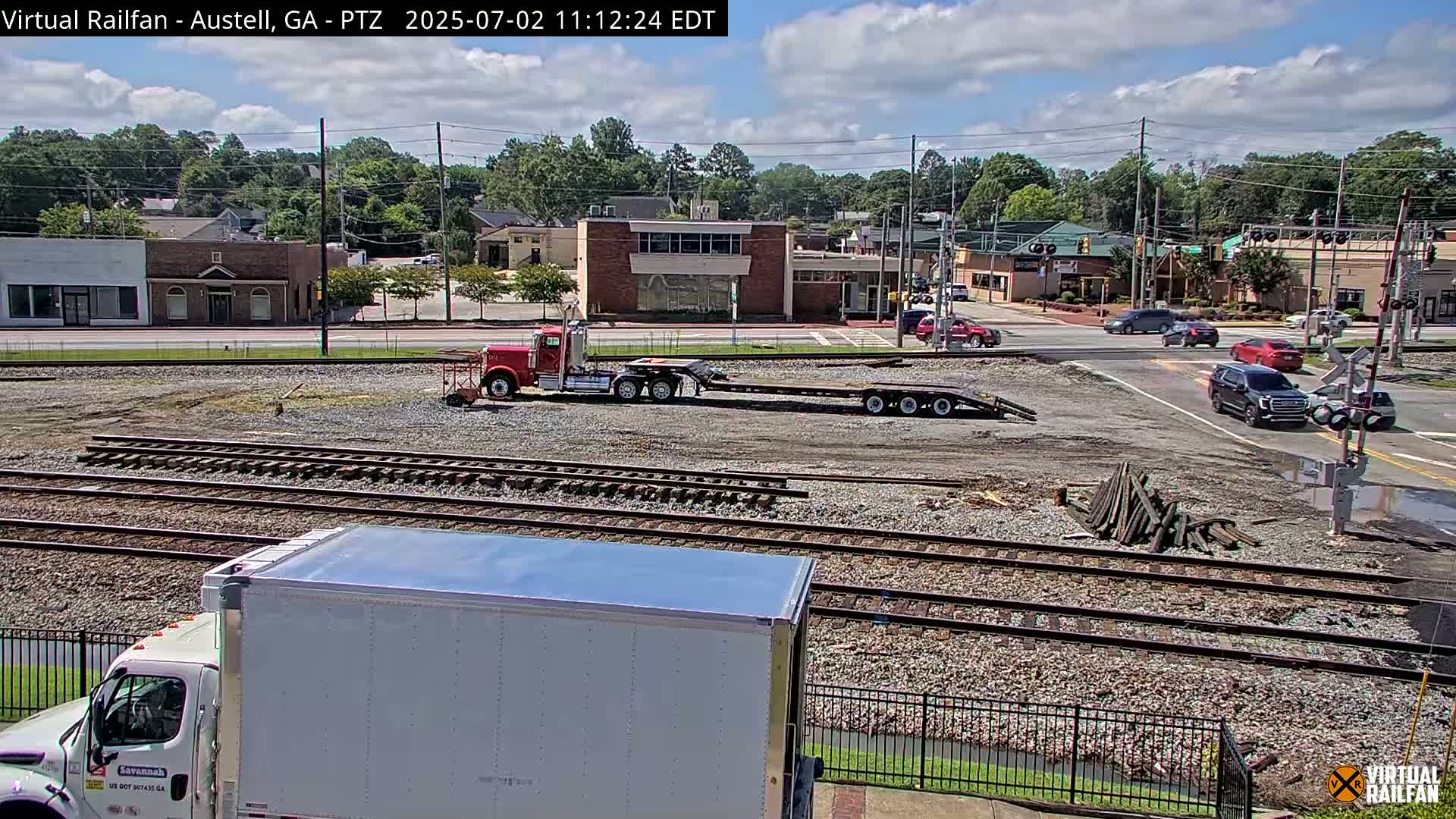 Austell City View & Nortfolk Southern Railway Junction Live Cam -Austell, Coob, Georgia, USA