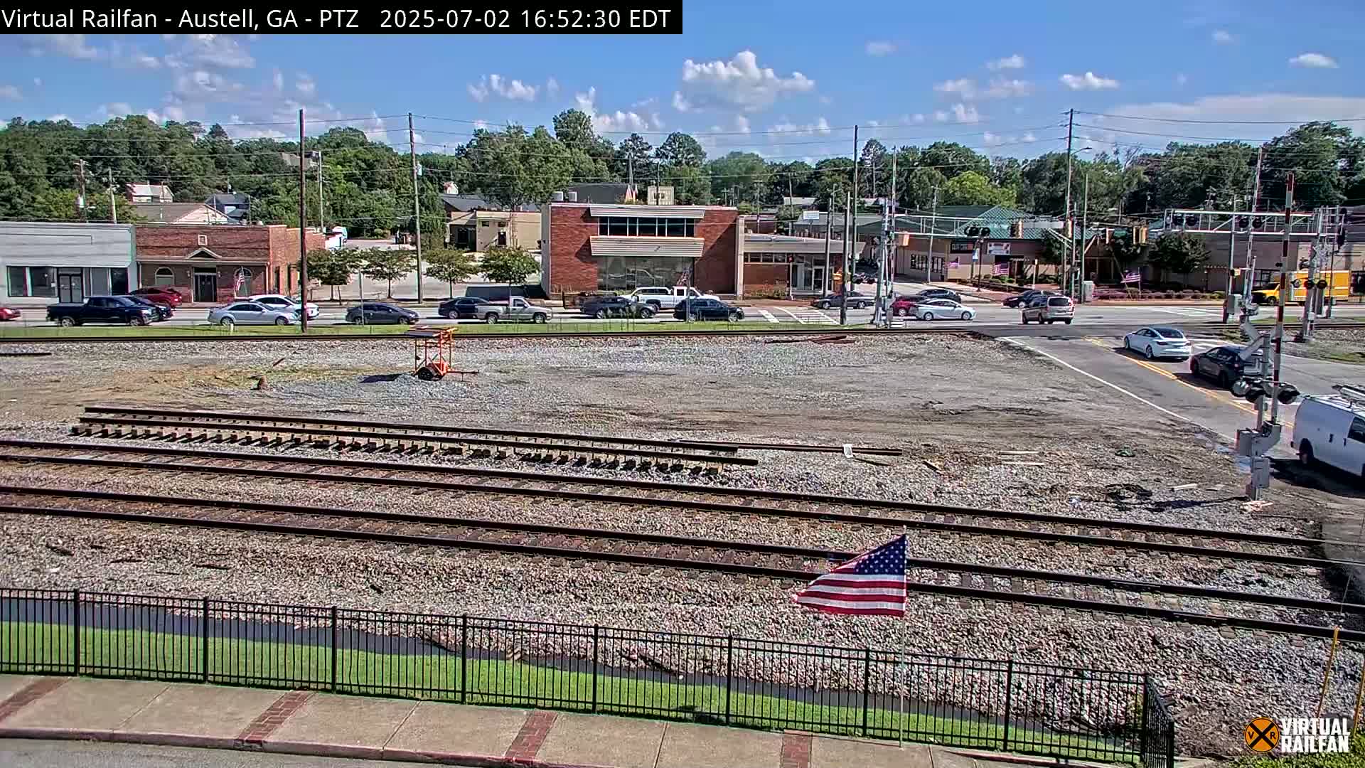 Austell City View & Nortfolk Southern Railway Junction Live Cam -Austell, Coob, Georgia, USA