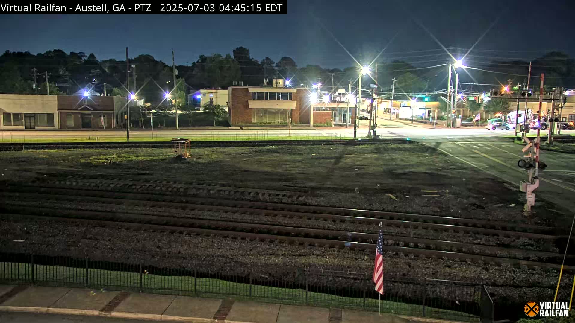 Austell City View & Nortfolk Southern Railway Junction Live Cam -Austell, Coob, Georgia, USA