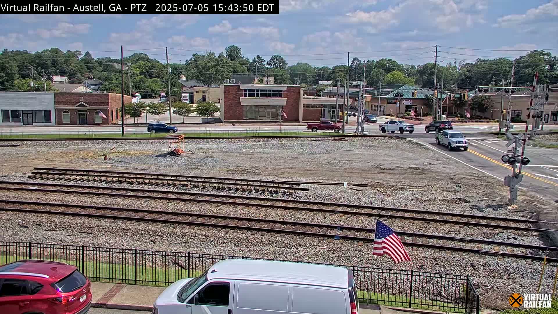 Austell City View & Nortfolk Southern Railway Junction Live Cam -Austell, Coob, Georgia, USA