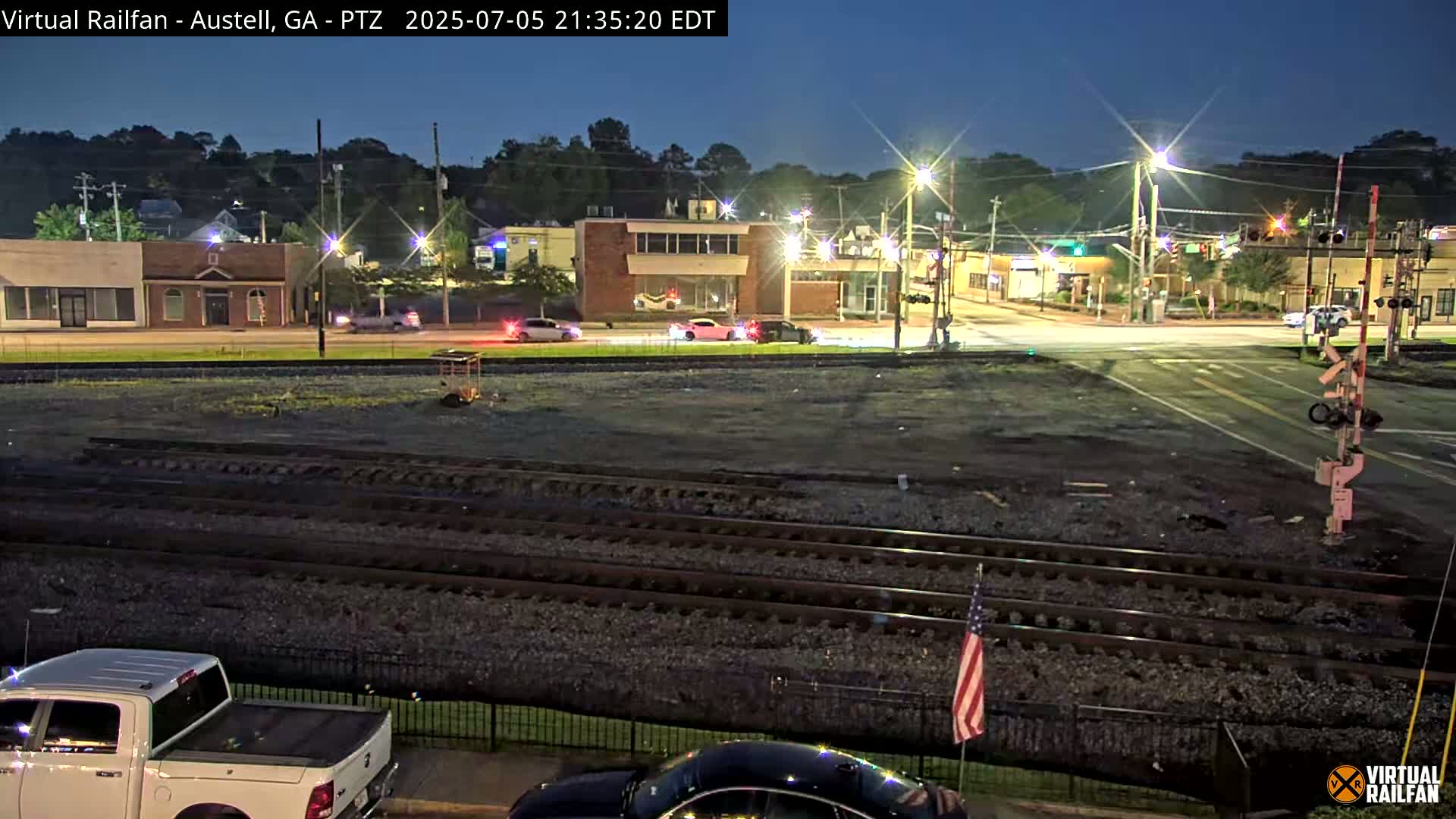 Austell City View & Nortfolk Southern Railway Junction Live Cam -Austell, Coob, Georgia, USA