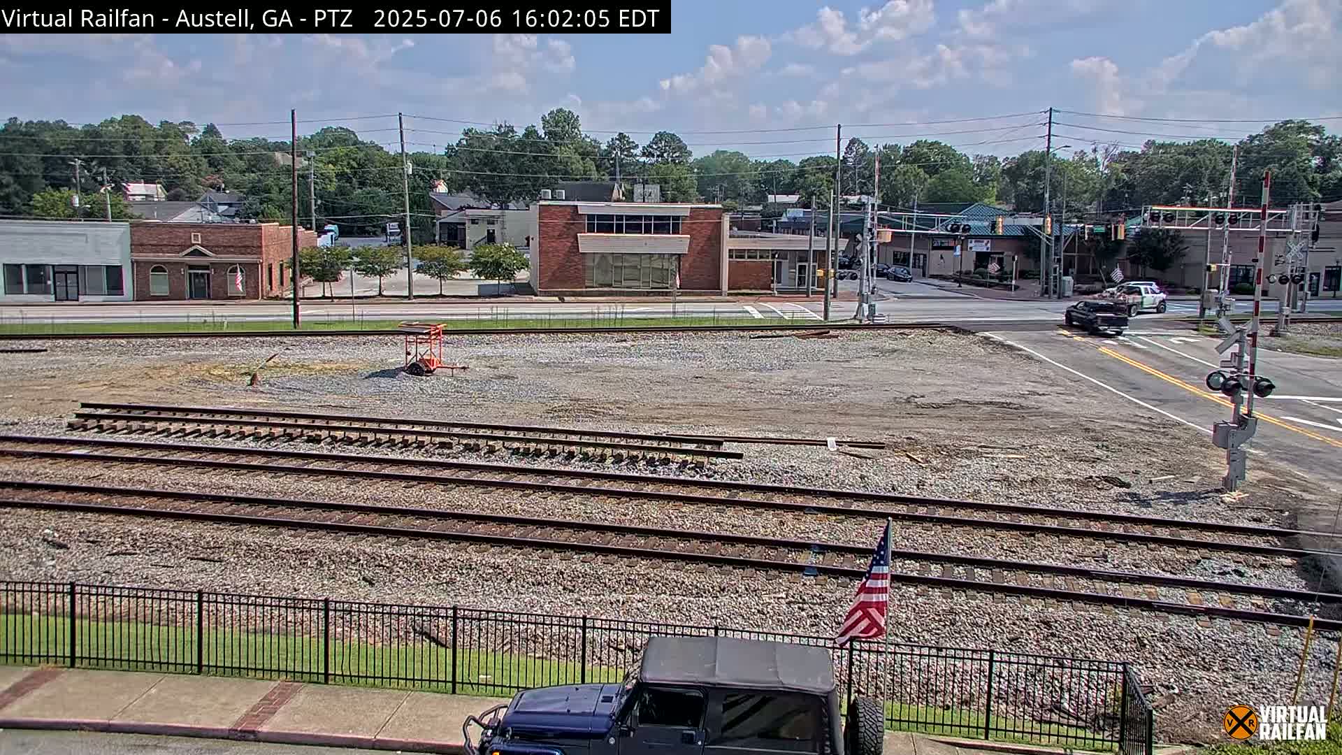 Austell City View & Nortfolk Southern Railway Junction Live Cam -Austell, Coob, Georgia, USA