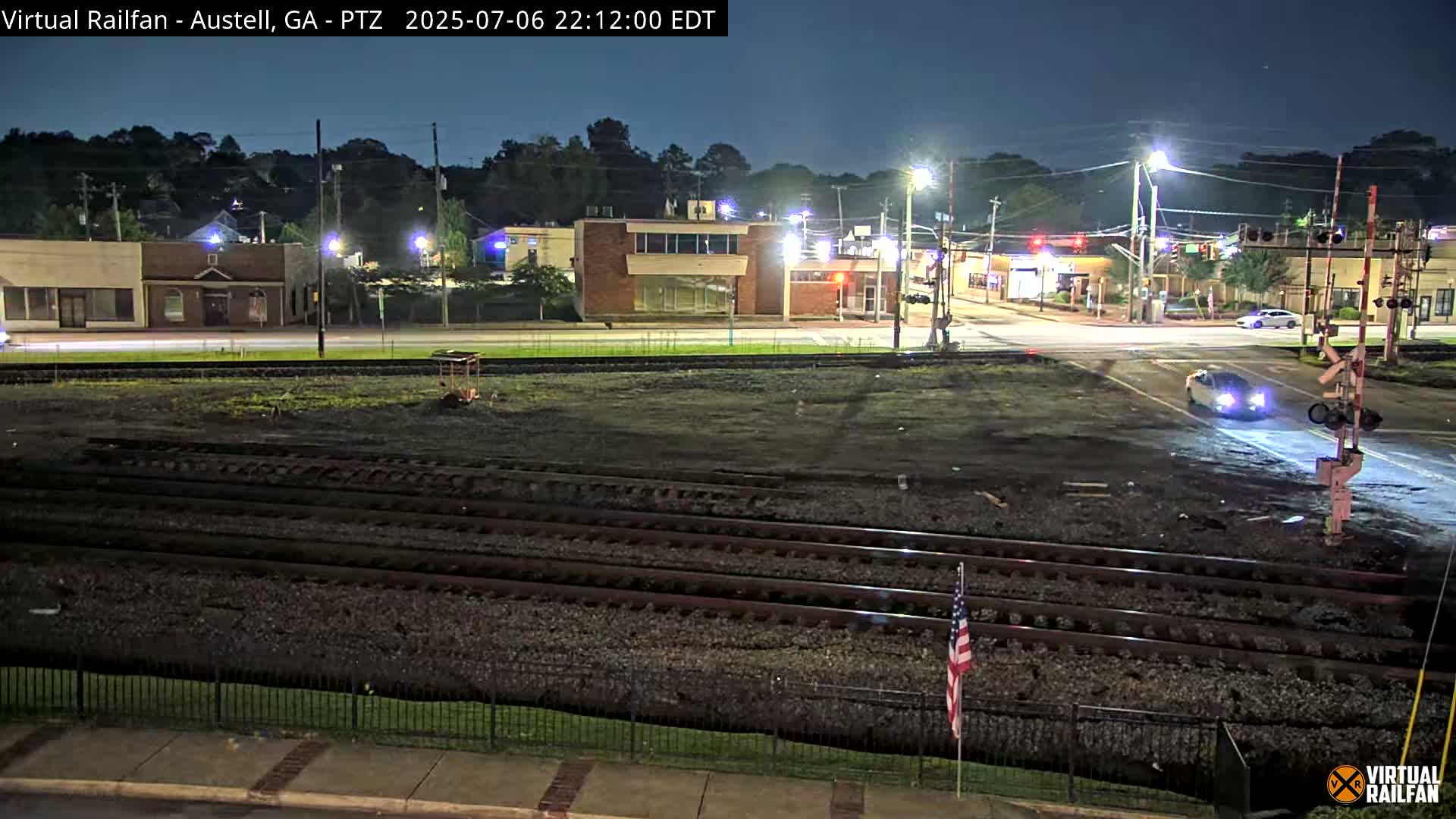 Austell City View & Nortfolk Southern Railway Junction Live Cam -Austell, Coob, Georgia, USA