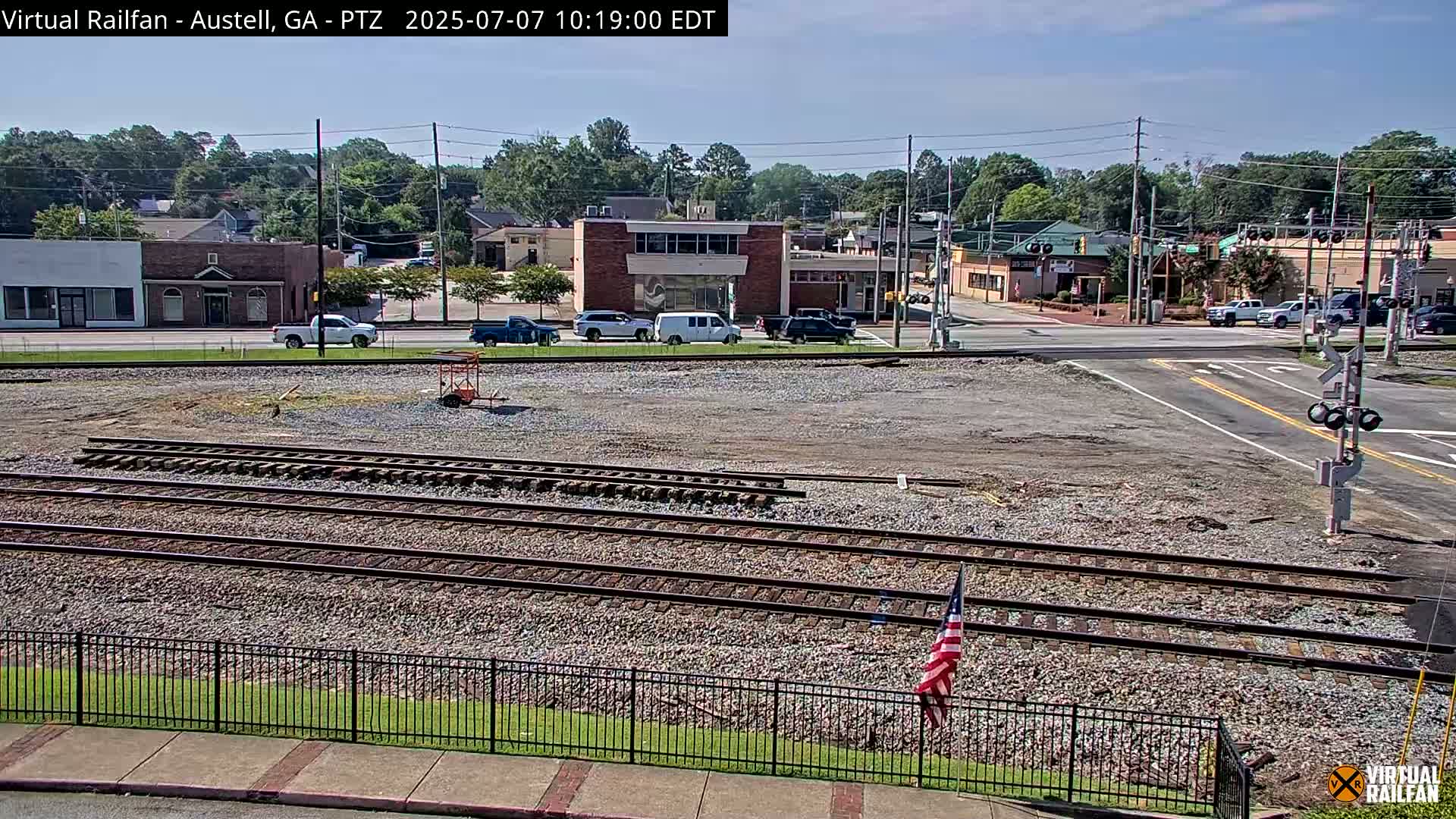 Austell City View & Nortfolk Southern Railway Junction Live Cam -Austell, Coob, Georgia, USA
