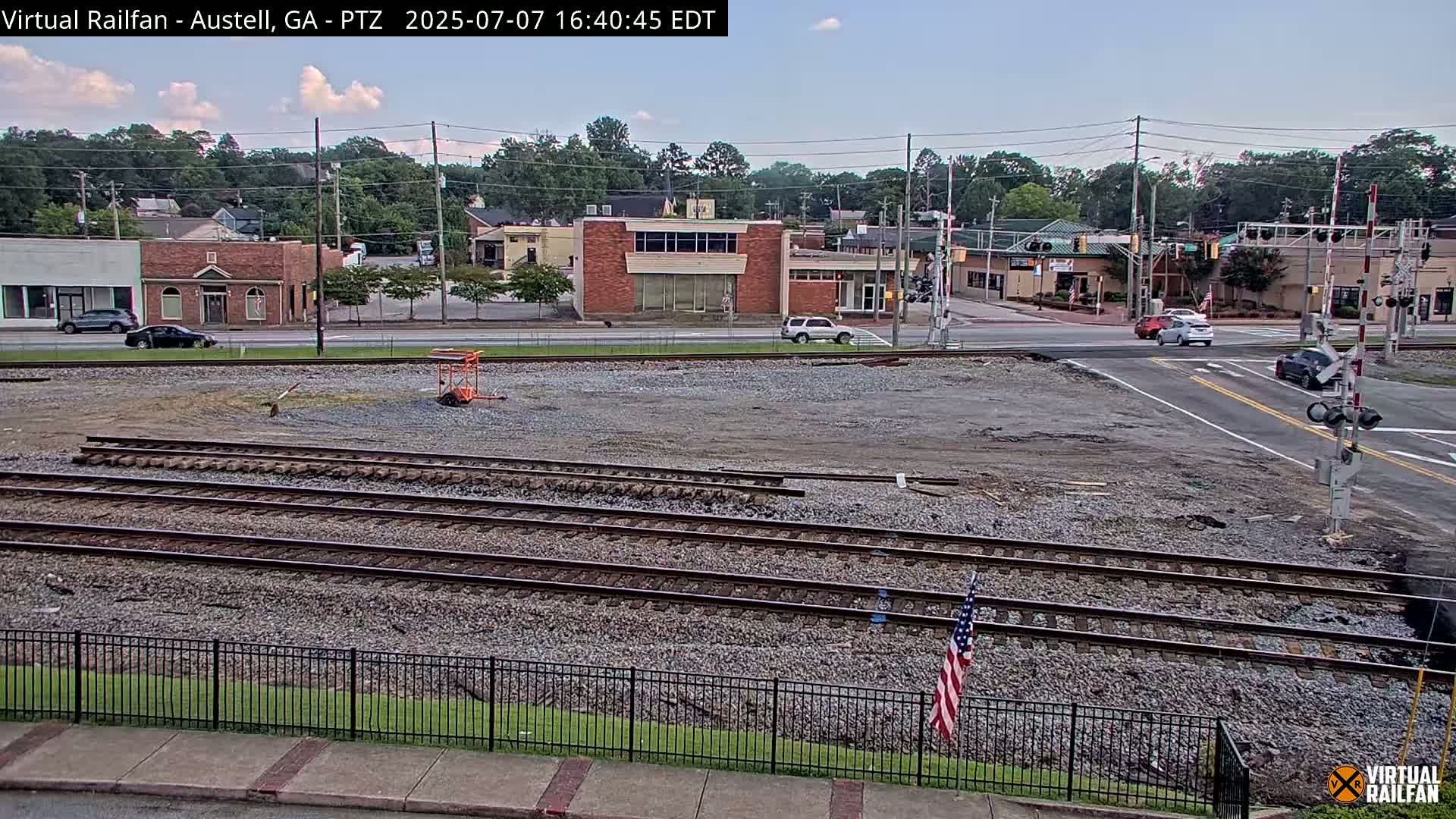 Austell City View & Nortfolk Southern Railway Junction Live Cam -Austell, Coob, Georgia, USA