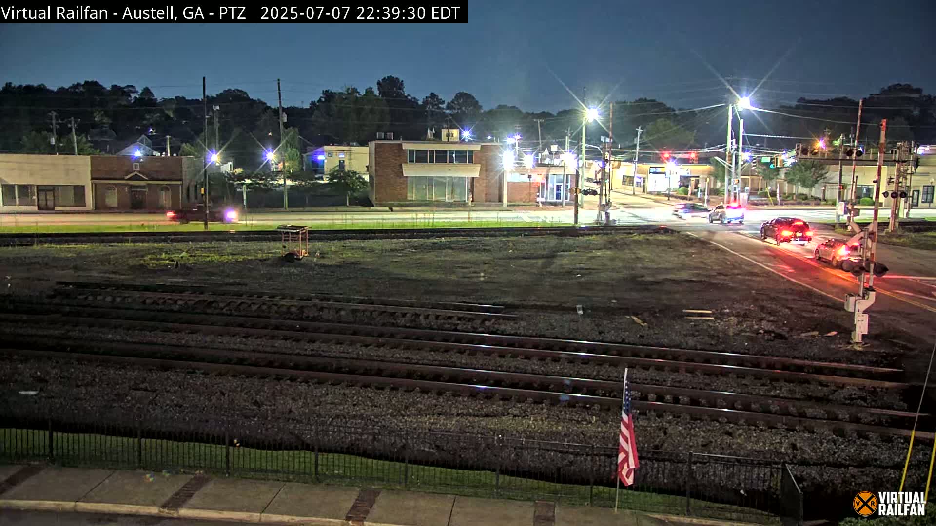Austell City View & Nortfolk Southern Railway Junction Live Cam -Austell, Coob, Georgia, USA