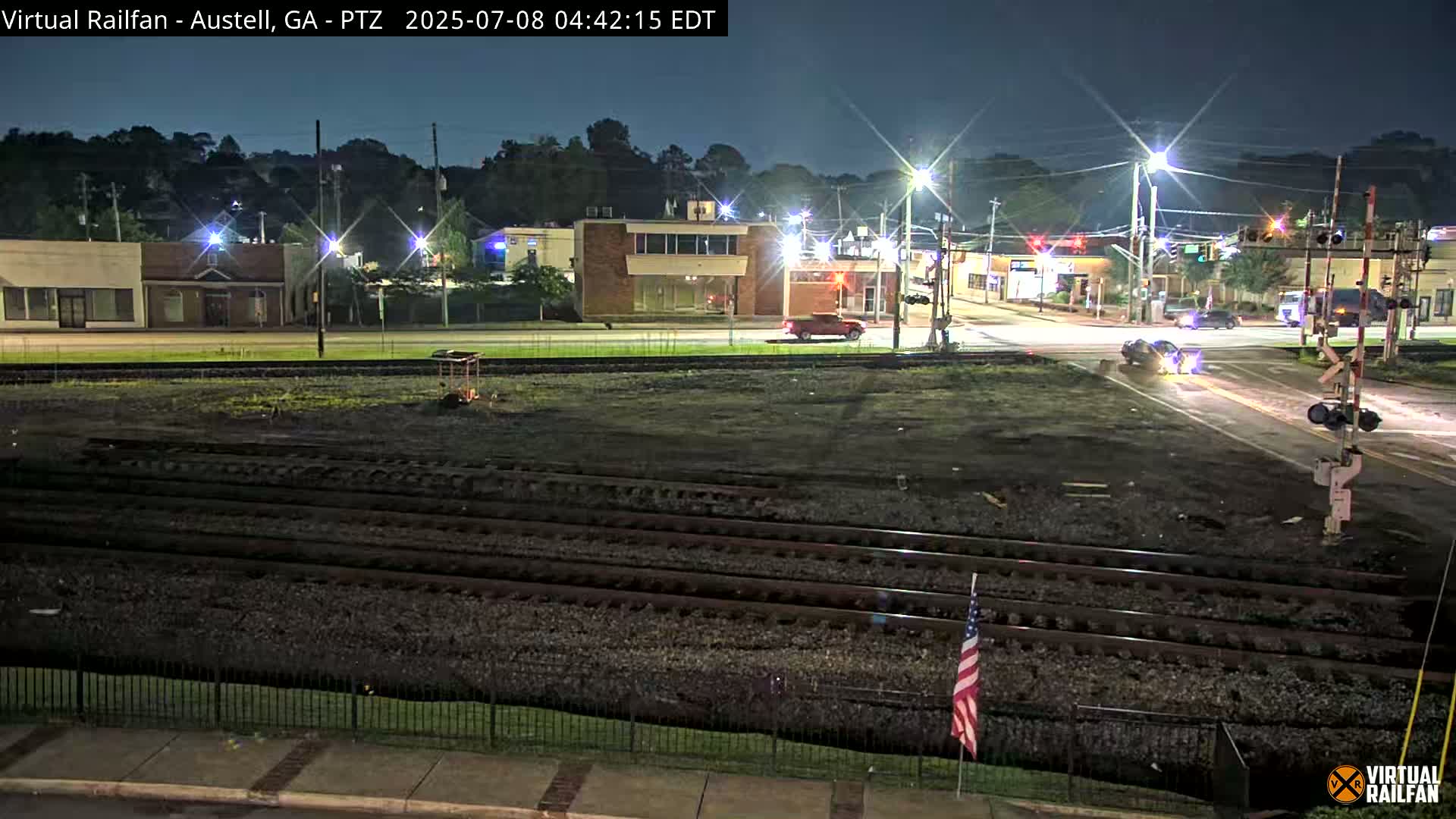 Austell City View & Nortfolk Southern Railway Junction Live Cam -Austell, Coob, Georgia, USA