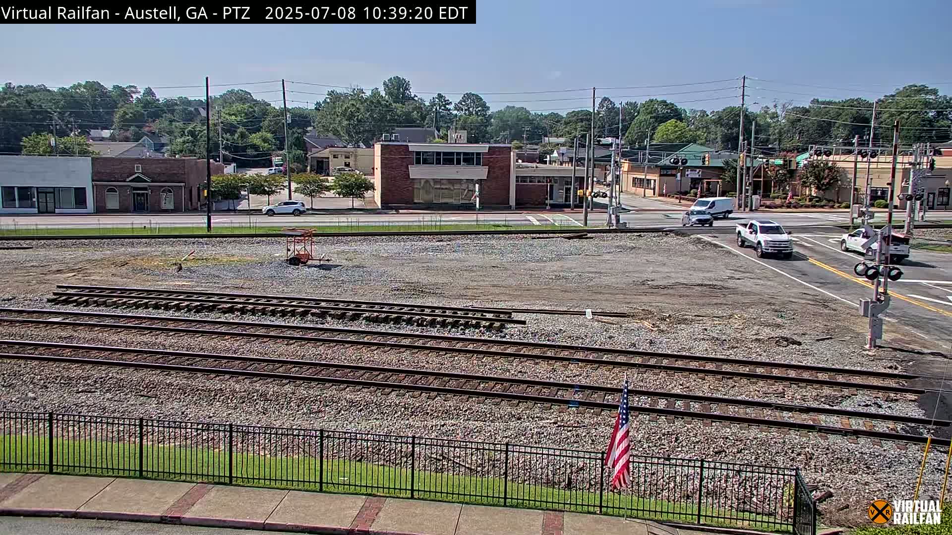 Austell City View & Nortfolk Southern Railway Junction Live Cam -Austell, Coob, Georgia, USA